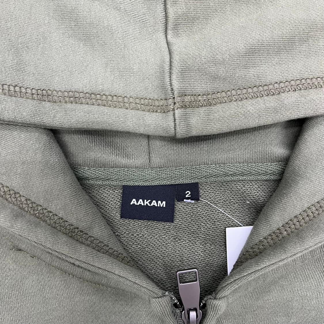 아캄 크로스 카키 후드집업 상품이미지2