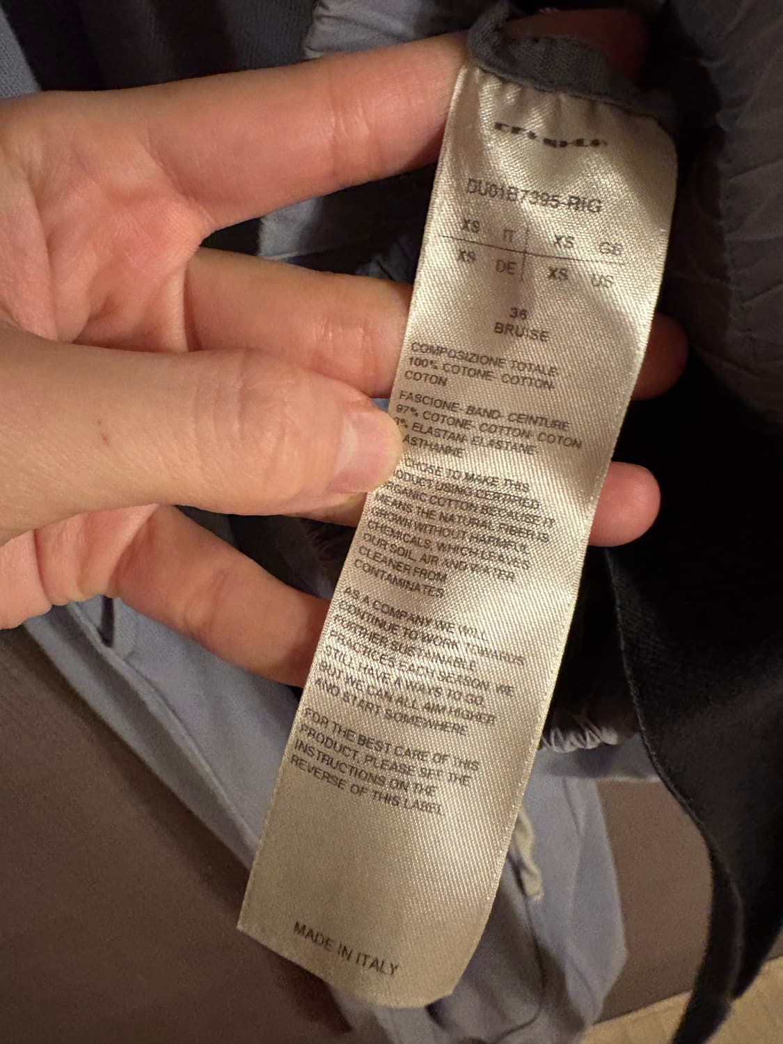 릭오웬스 DRKSHDW 그레이 포터빌 롱 팬츠 XS 상품이미지4