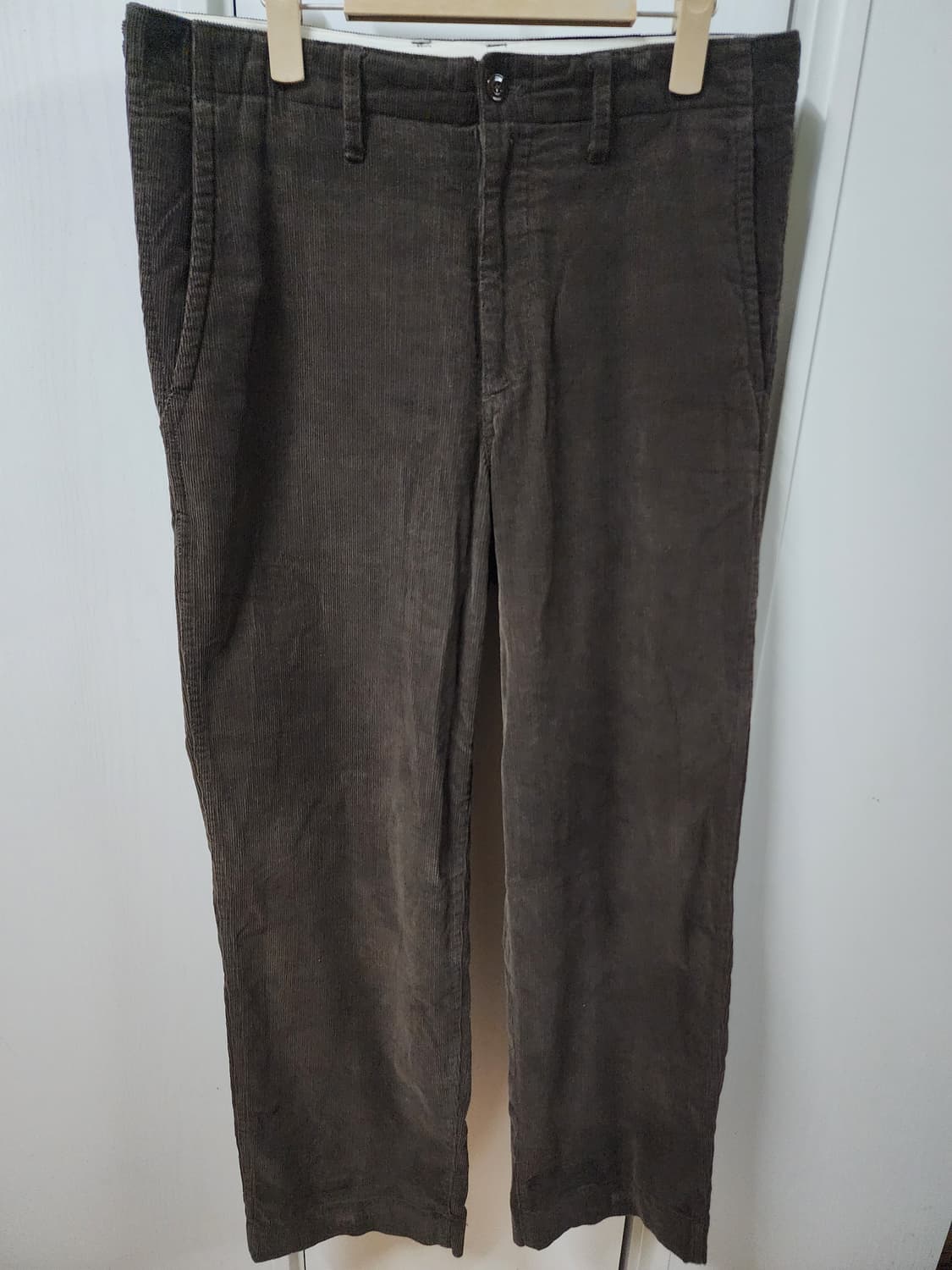 포터리 코듀로이 와이드 팬츠 브라운 3 상품이미지6