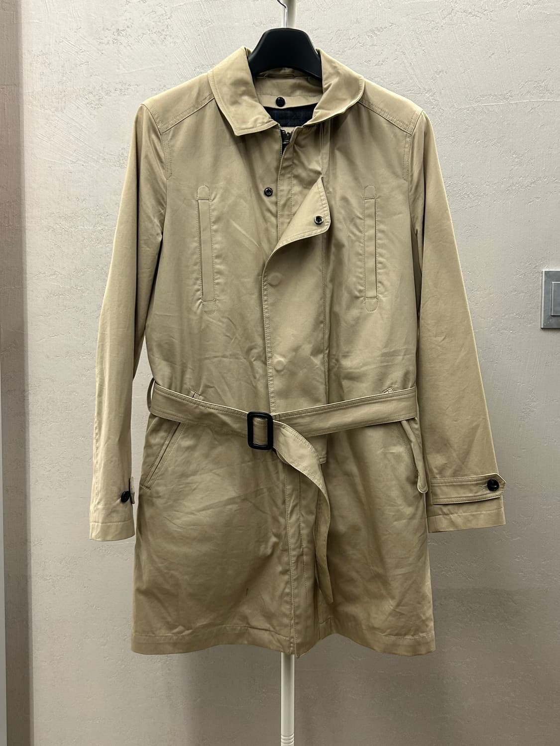 TONYWACK 아이보리 분리형 트렌치 코트 상품이미지2