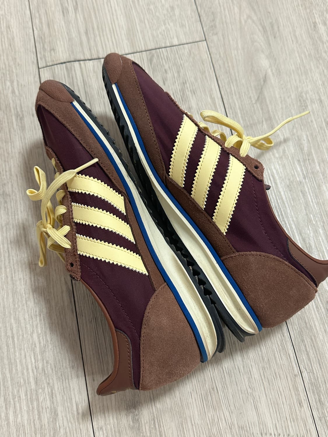 아디다스 SL 72 OG 마룬 올모스트 옐로우 250 상품이미지9