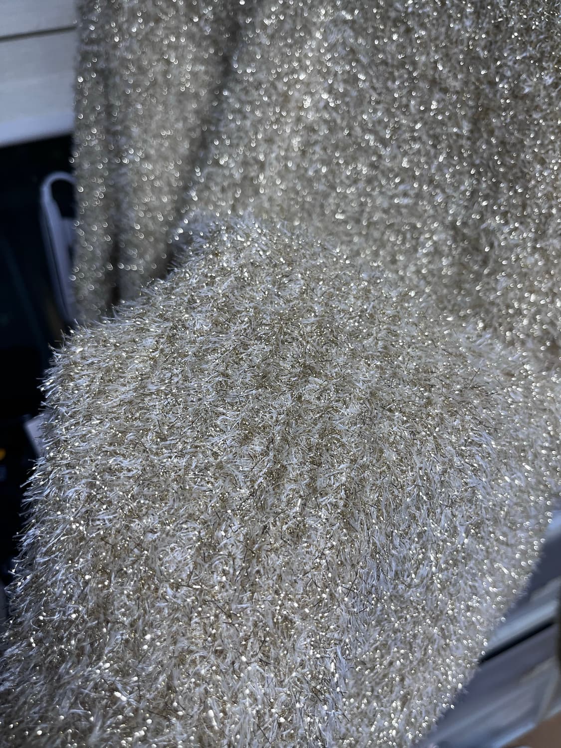 꼼데가르송걸 글리터 니트 M 상품이미지5