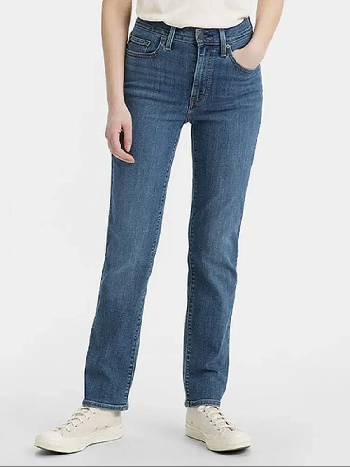 (28)여성 리바이스 724 하이라이즈 스트레이트 진 데님 팬츠 상품이미지1