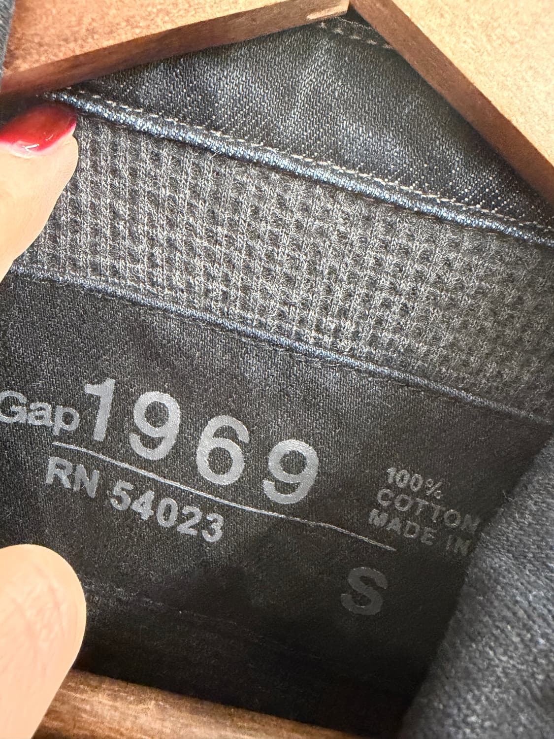 N12. 갭 흑청자켓 상품이미지2