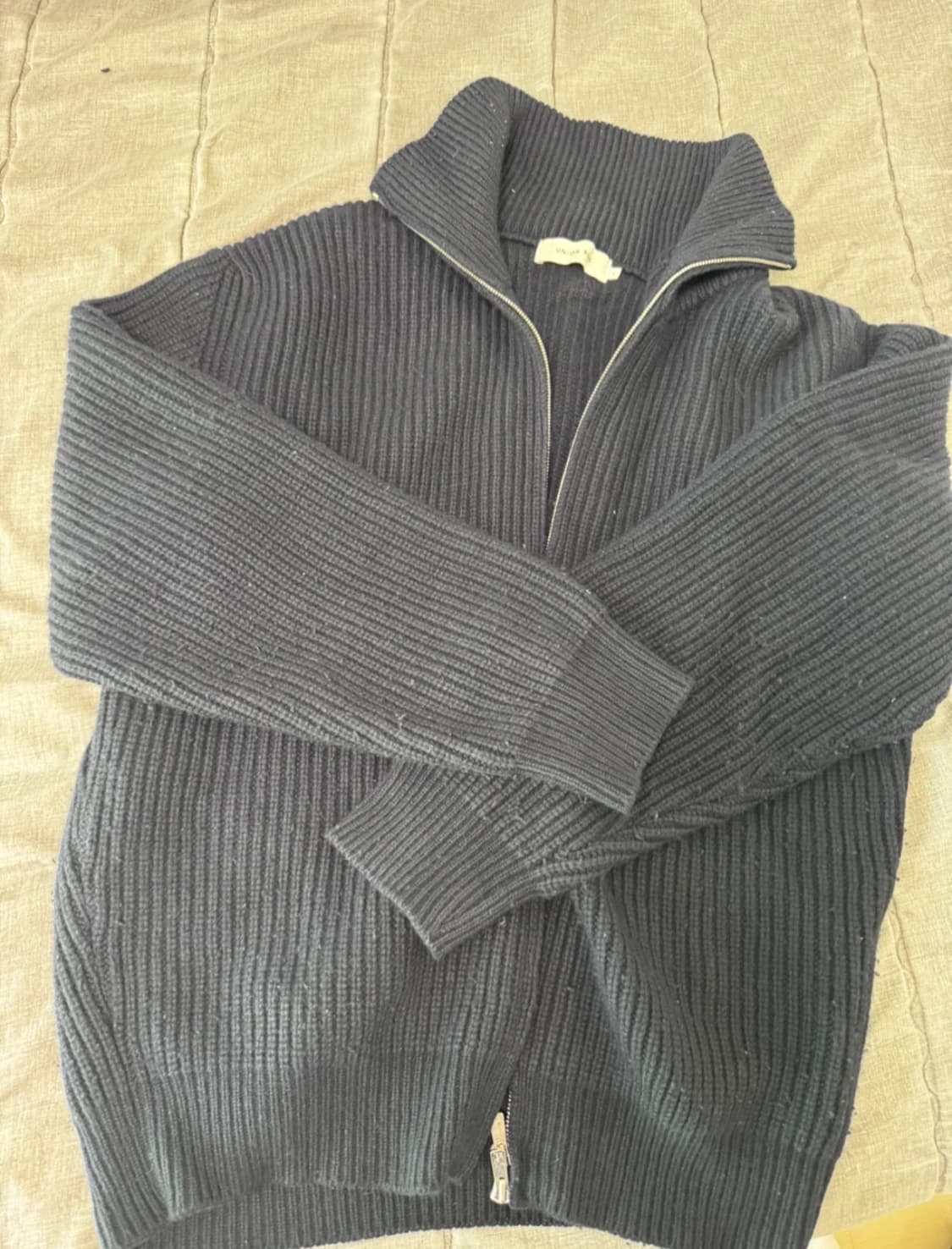 유니온블루 니트집업 네이비 L 상품이미지1