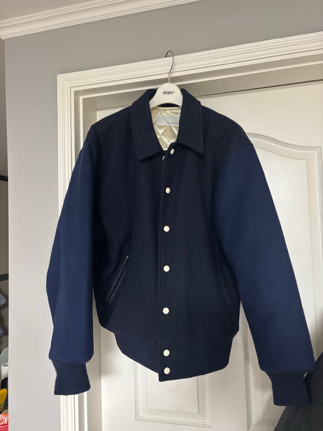 [M] 나나미카 x 골든베어 울 바시티 24fw 상품이미지1