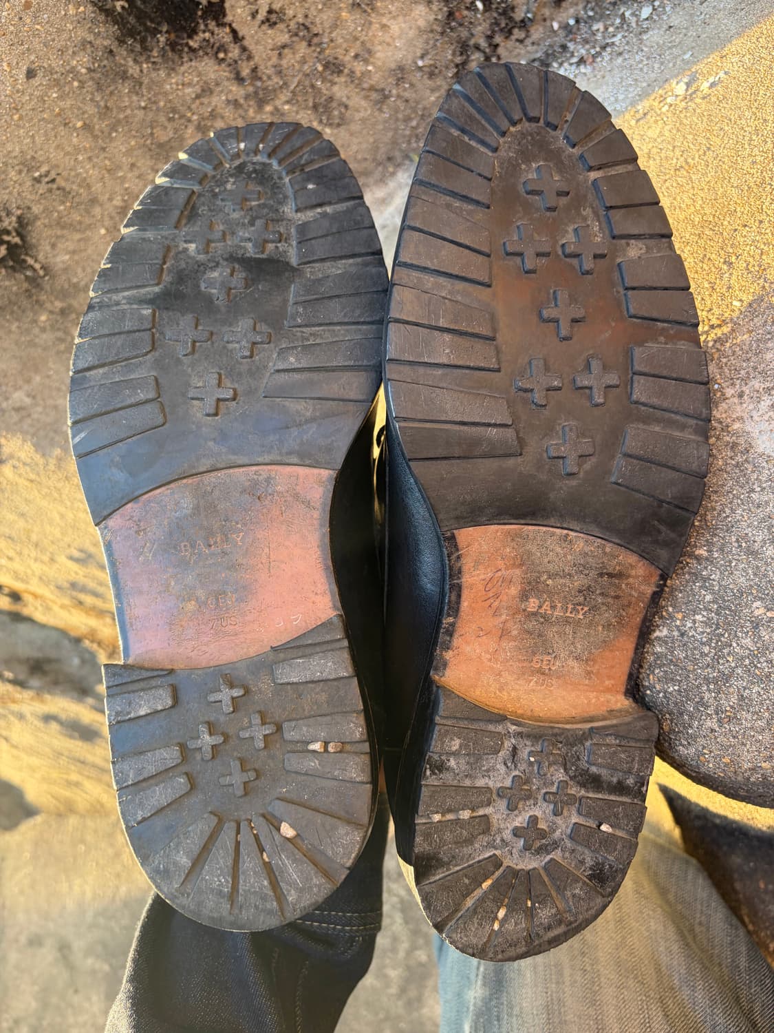 Bally 블랙 레더 처카 부츠 240  상품이미지6