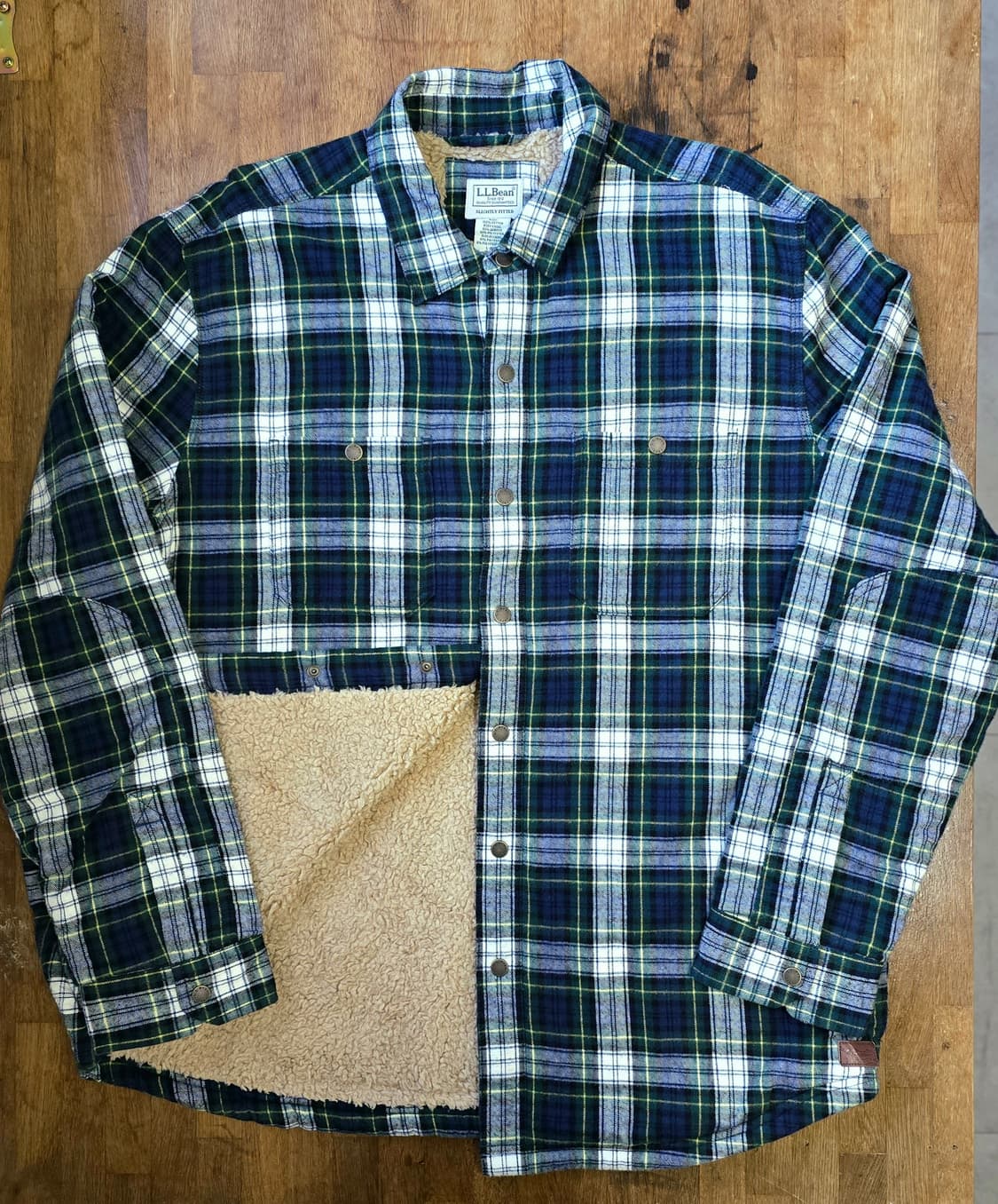 L.L.Bean  엘엘빈 쉐르파 셔츠 XXL 상품이미지1