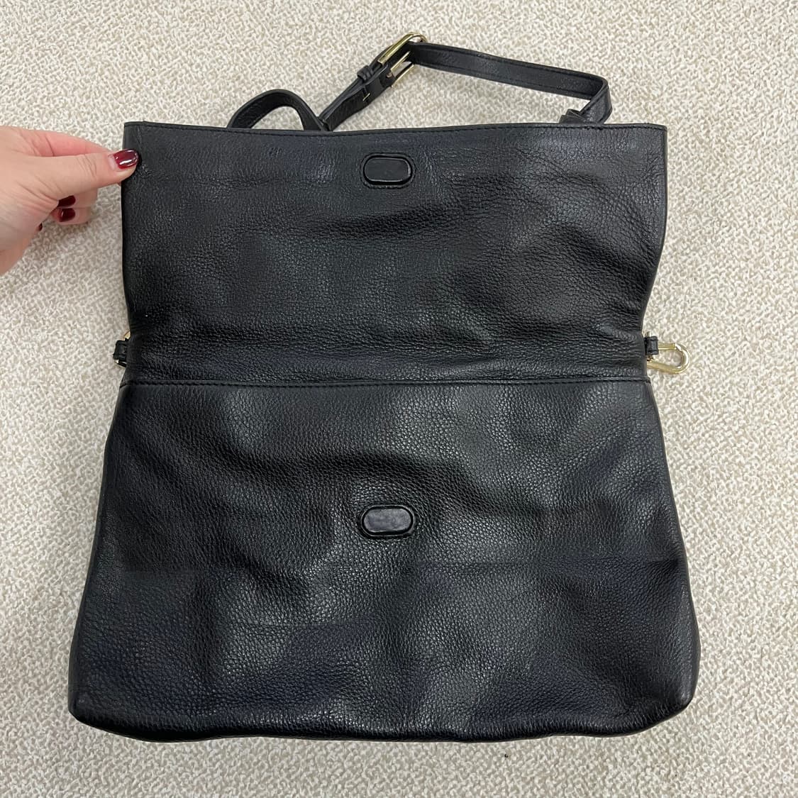 [실측확인] 토리버치 가죽 크로스백 클러치백 가방 0119M1 상품이미지2