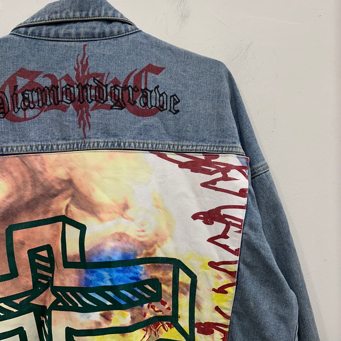 GRKC 그래피티 백포인트 오버핏 데님자켓 상품이미지1