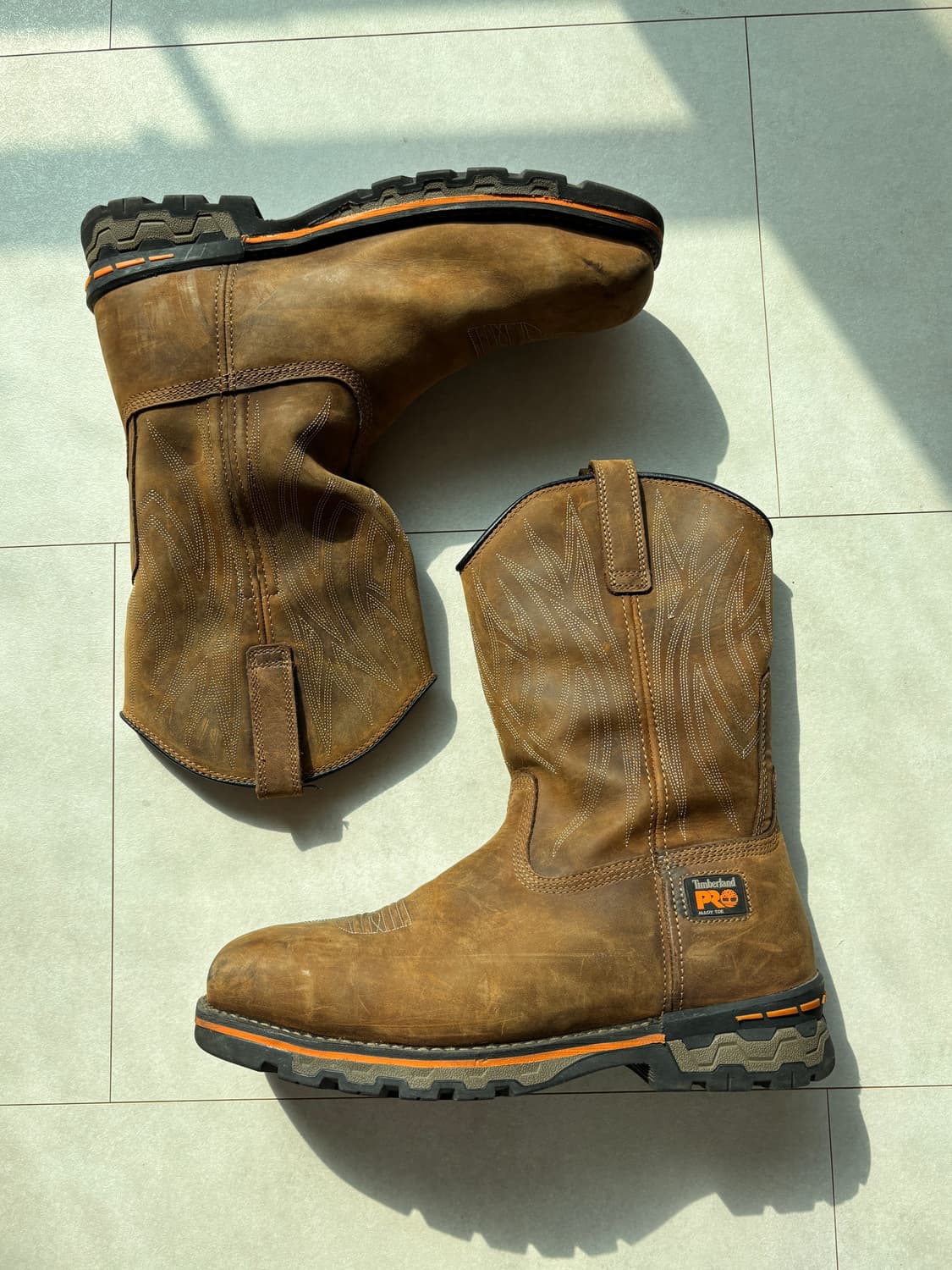 빈티지 팀버랜드 웨스턴 워크부츠 US11.5/295 엔지니어 바이커 상품이미지2