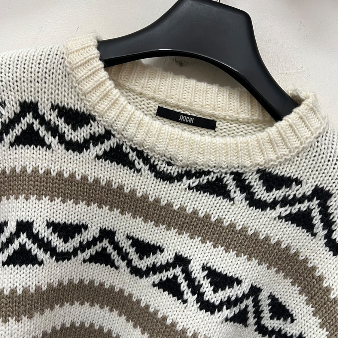 VTG 빈티지 헤비 노르딕 오버핏 니트 스웨터 FREE 상품이미지3
