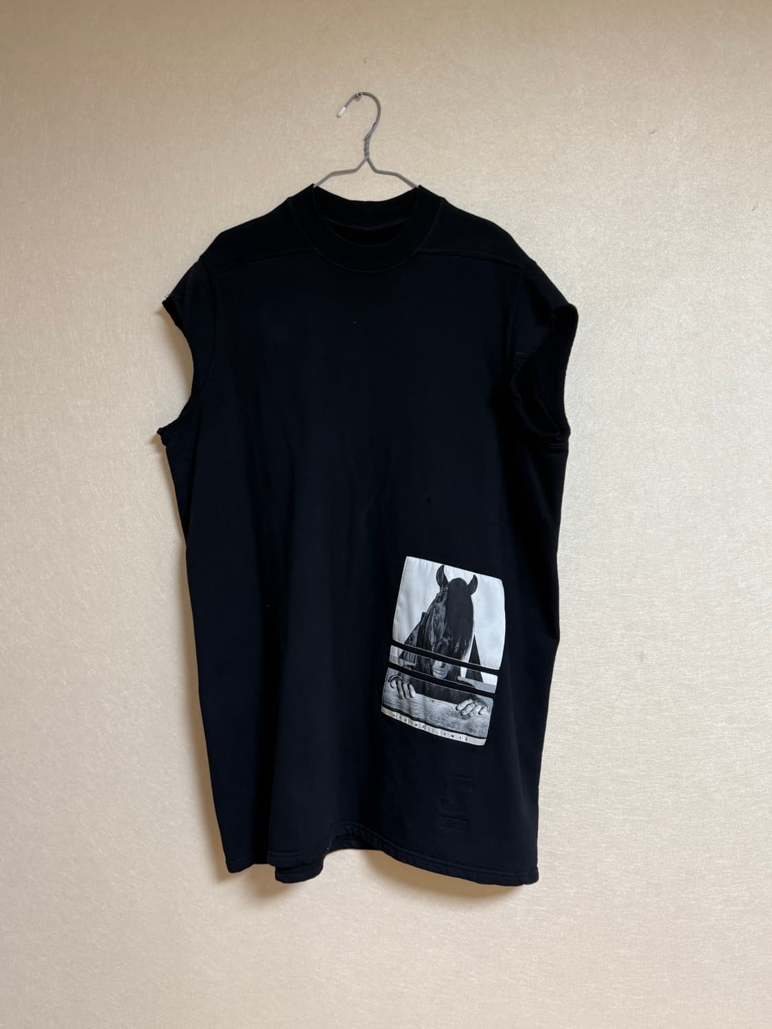 릭오웬스 15FW 말패치 슬리브리스 상품이미지1