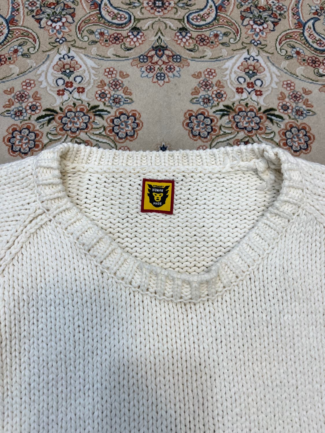 휴먼메이드 래빗 토끼 래글런 니트 상품이미지4