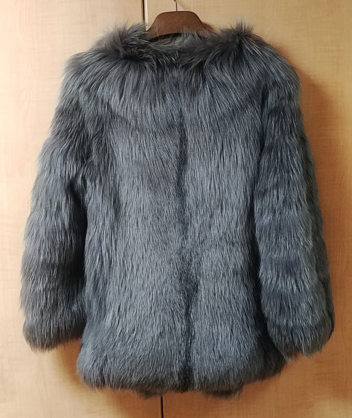 사가폭스 SagaFox 리얼폭스퍼 코트/ 그레이칼라 상품이미지3