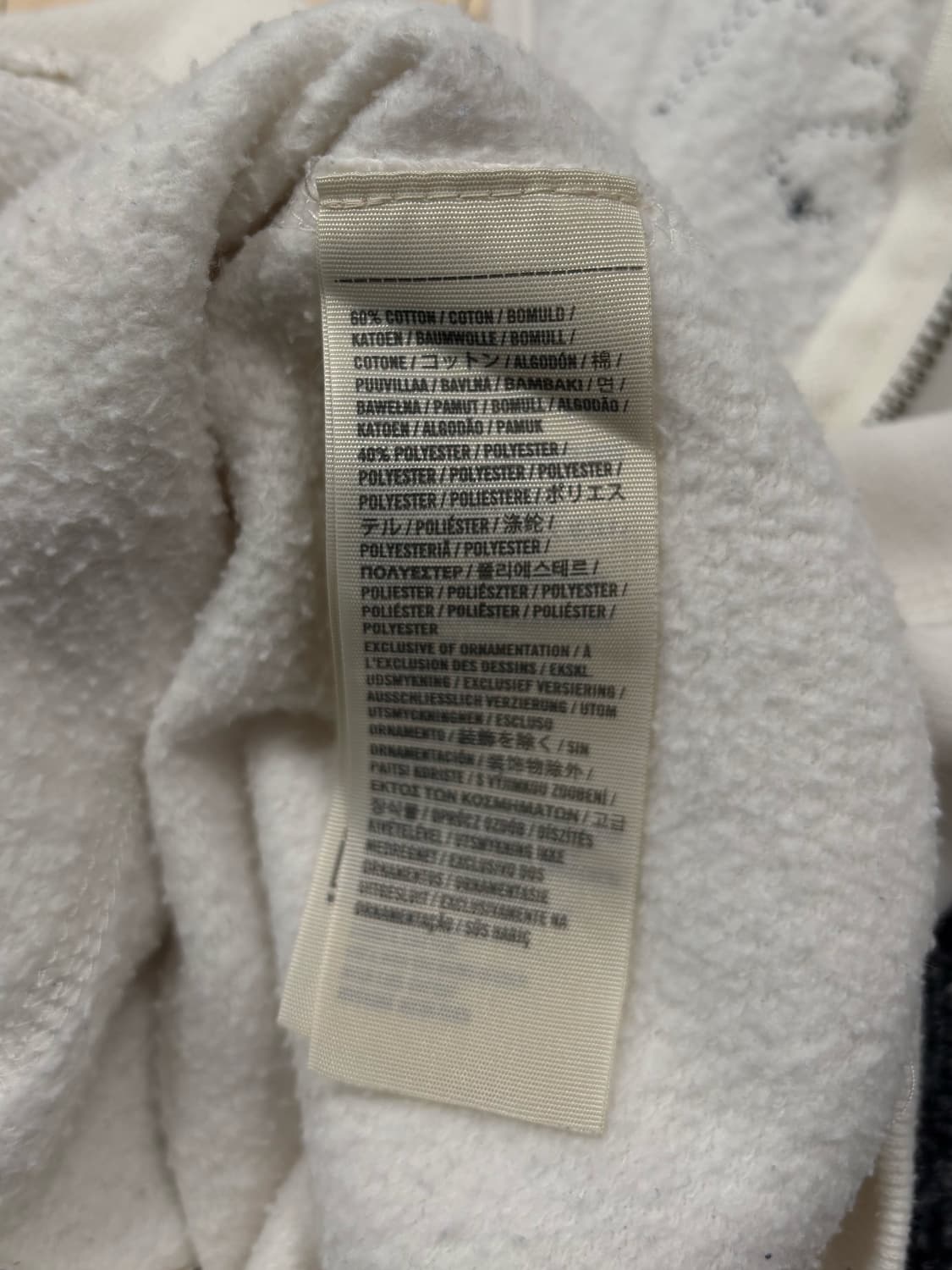 홀리스터 로고 화이트 후드집업 상품이미지6