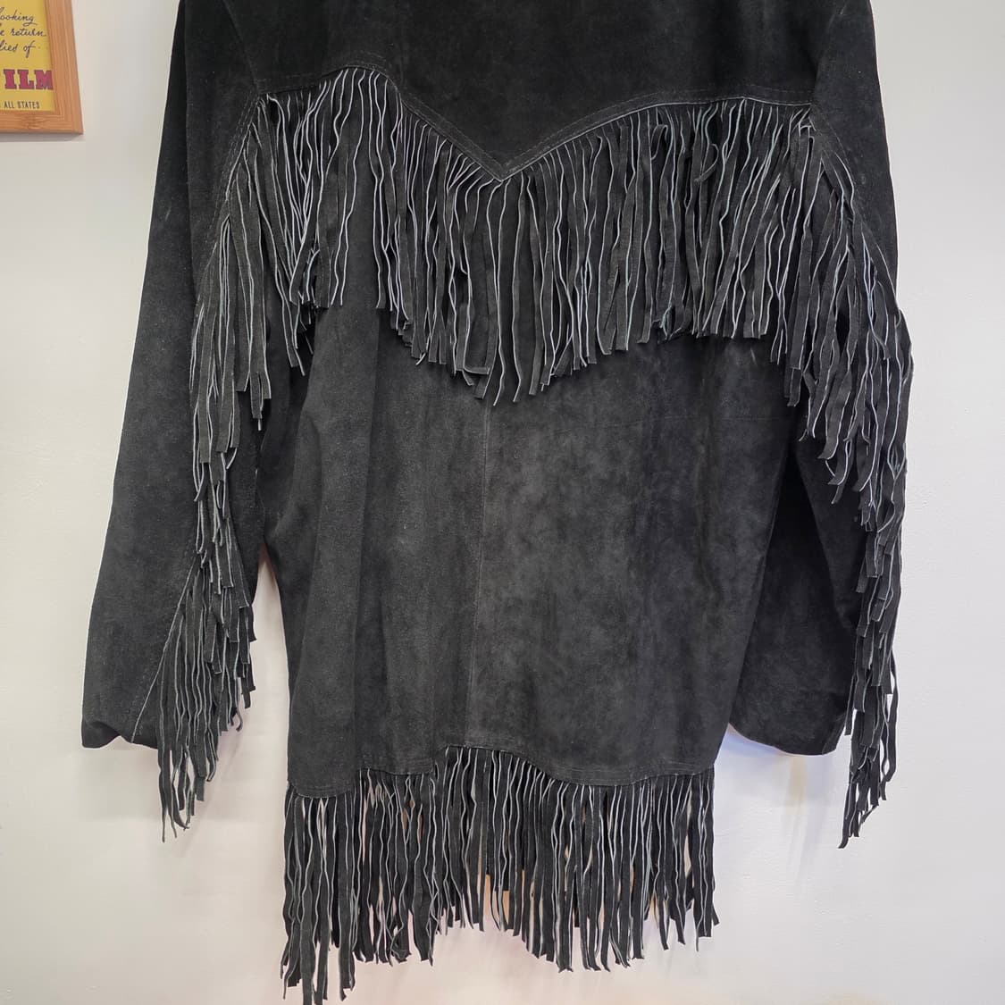 빈티지 웨스턴 프린지 스웨이드 자켓 상품이미지6