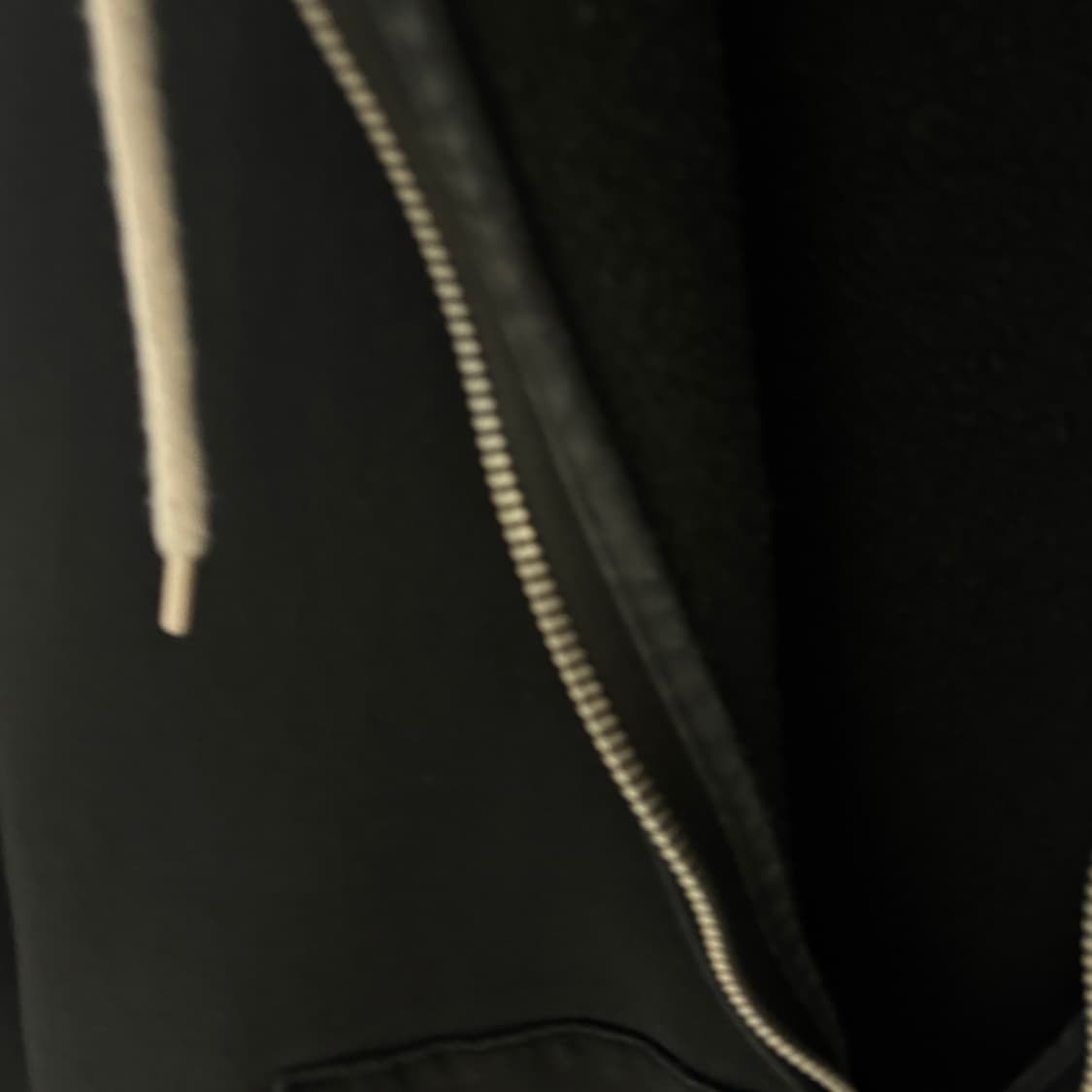 폴로 후드집업 블랙 M급처 상품이미지4