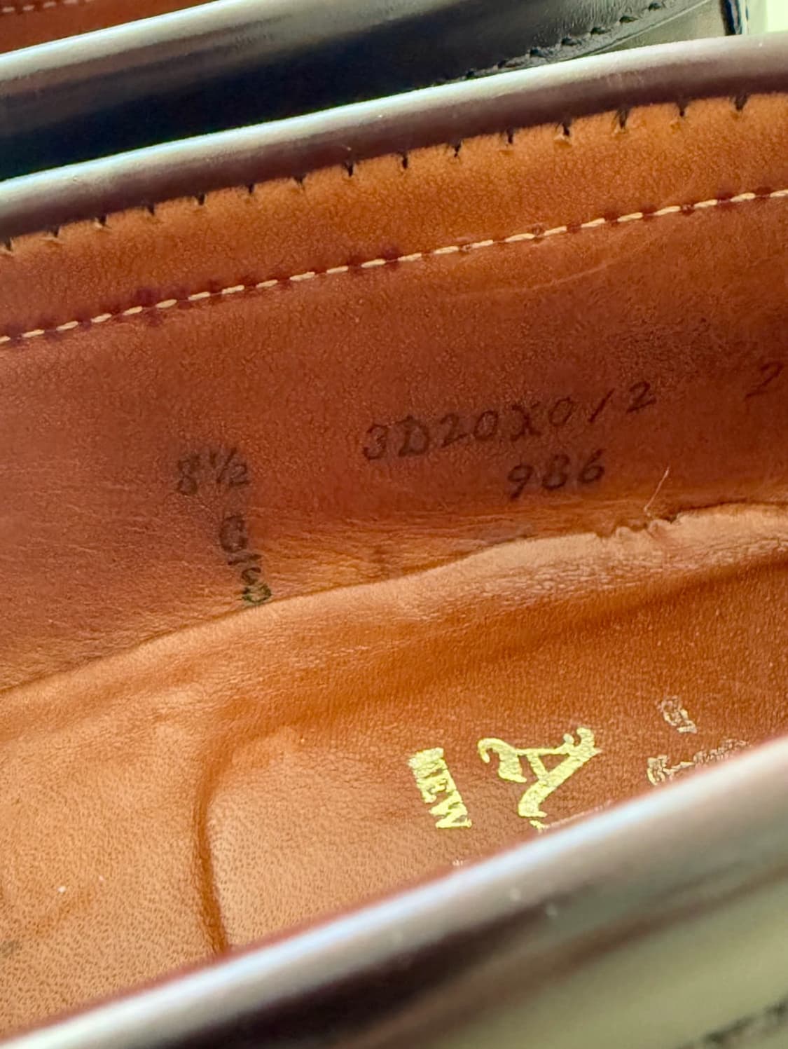 알든 986 버건디 코도반 페니로퍼 8.5e(270) 상품이미지9