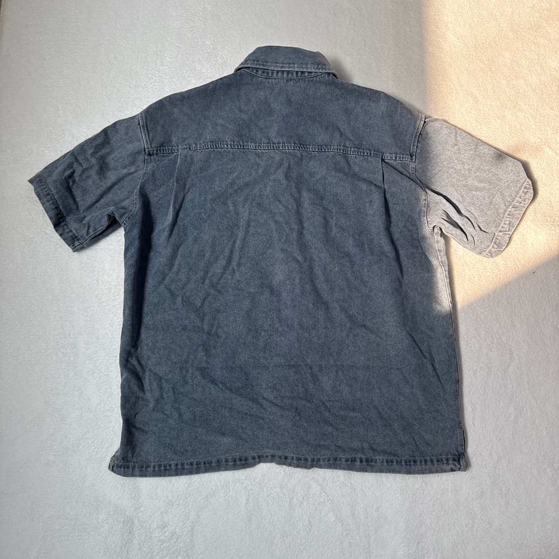 실측확인 빈티지 데님 반팔 자켓 0310T 상품이미지2