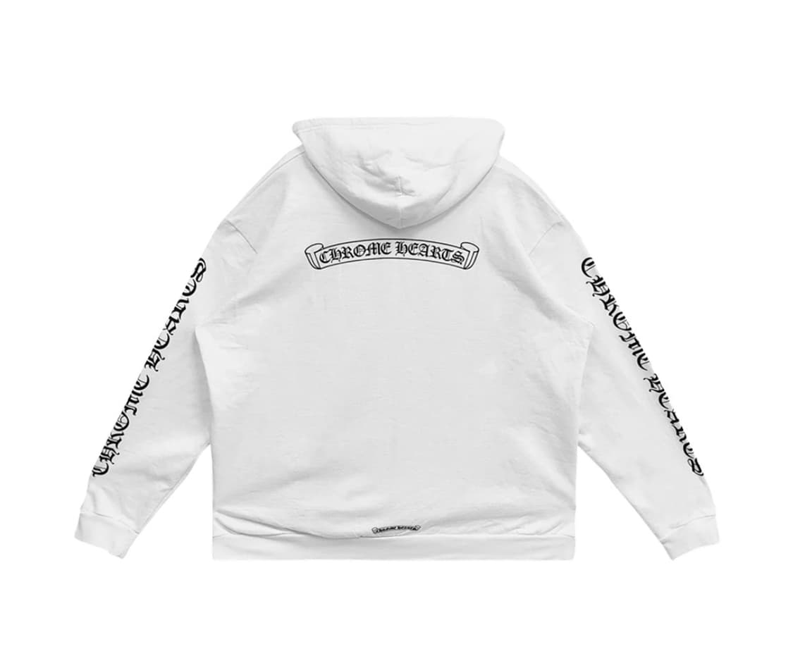 (아직 배송중인 새상품)크롬하츠 스크롤로고 후드집업  상품이미지3