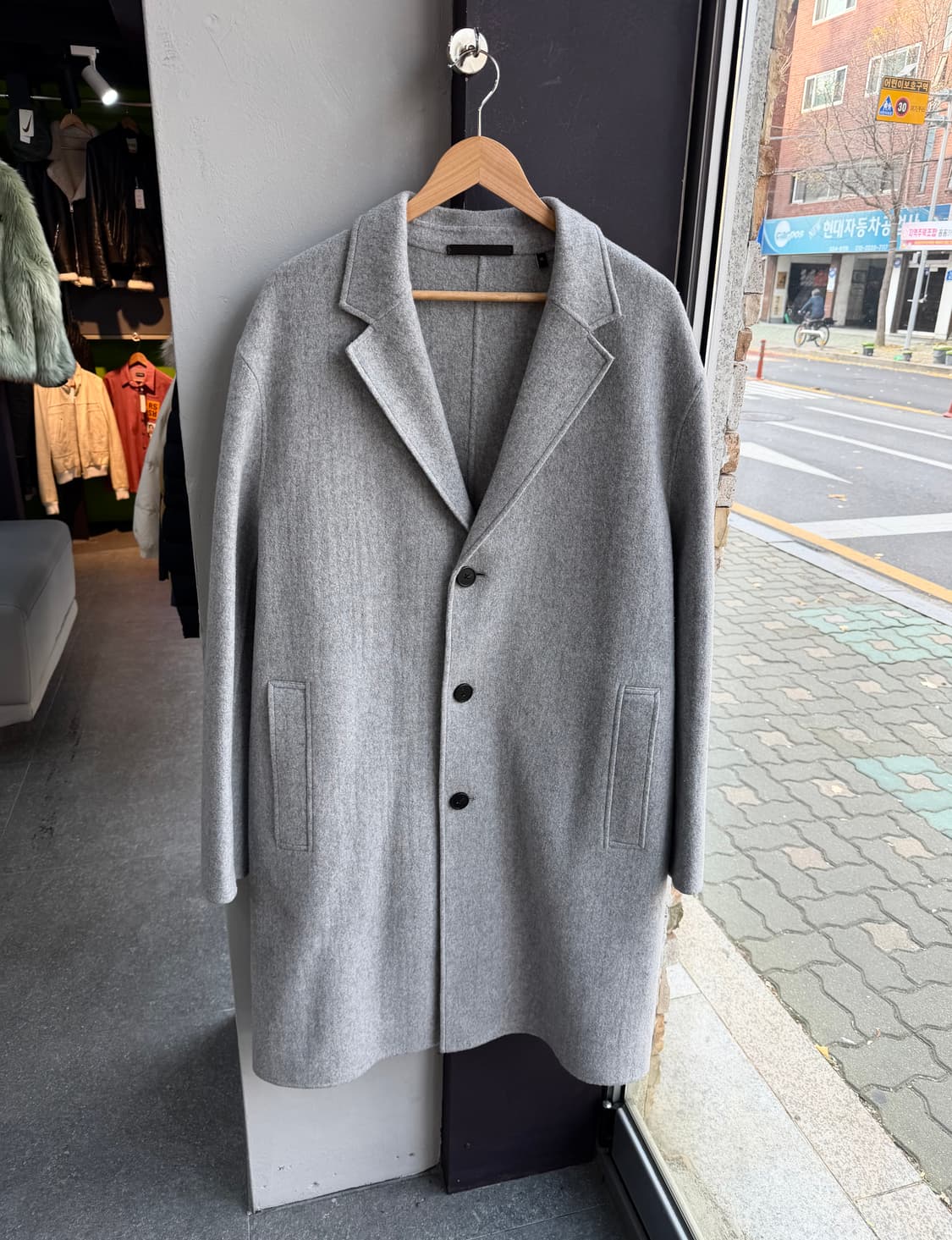 105/ 띠어리 22FW Divide 3B 캐시미어 블랜딩 코트 상품이미지3