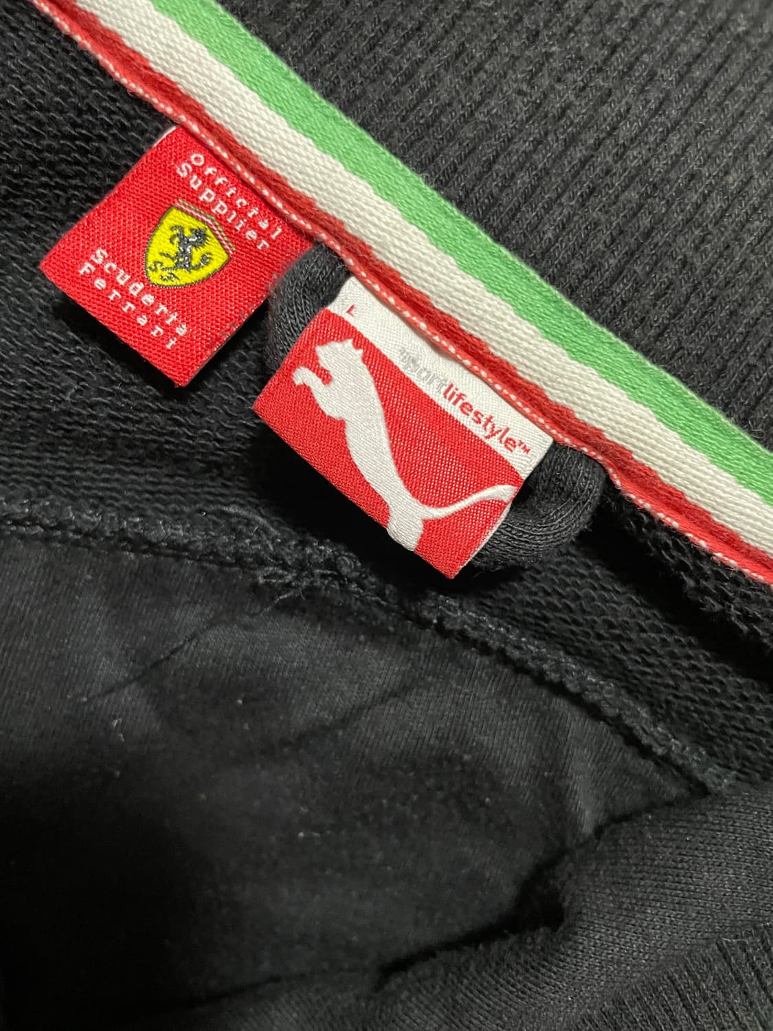 puma 푸마 페라리 블랙 트랙탑 져지 L 자켓 퓨마 상품이미지4