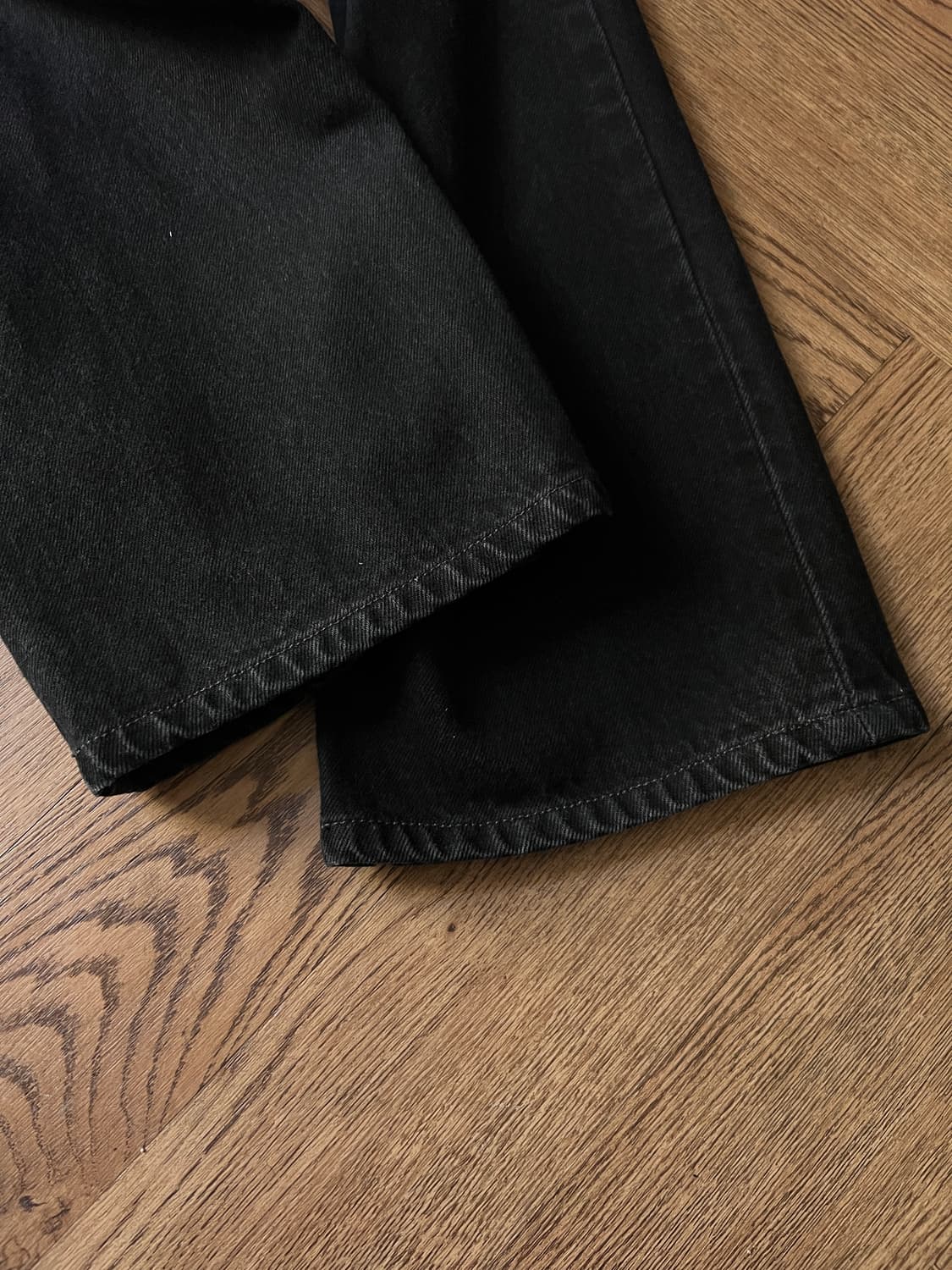 [32]00's 리바이스 USA 501 흑청 데님 팬츠 상품이미지7