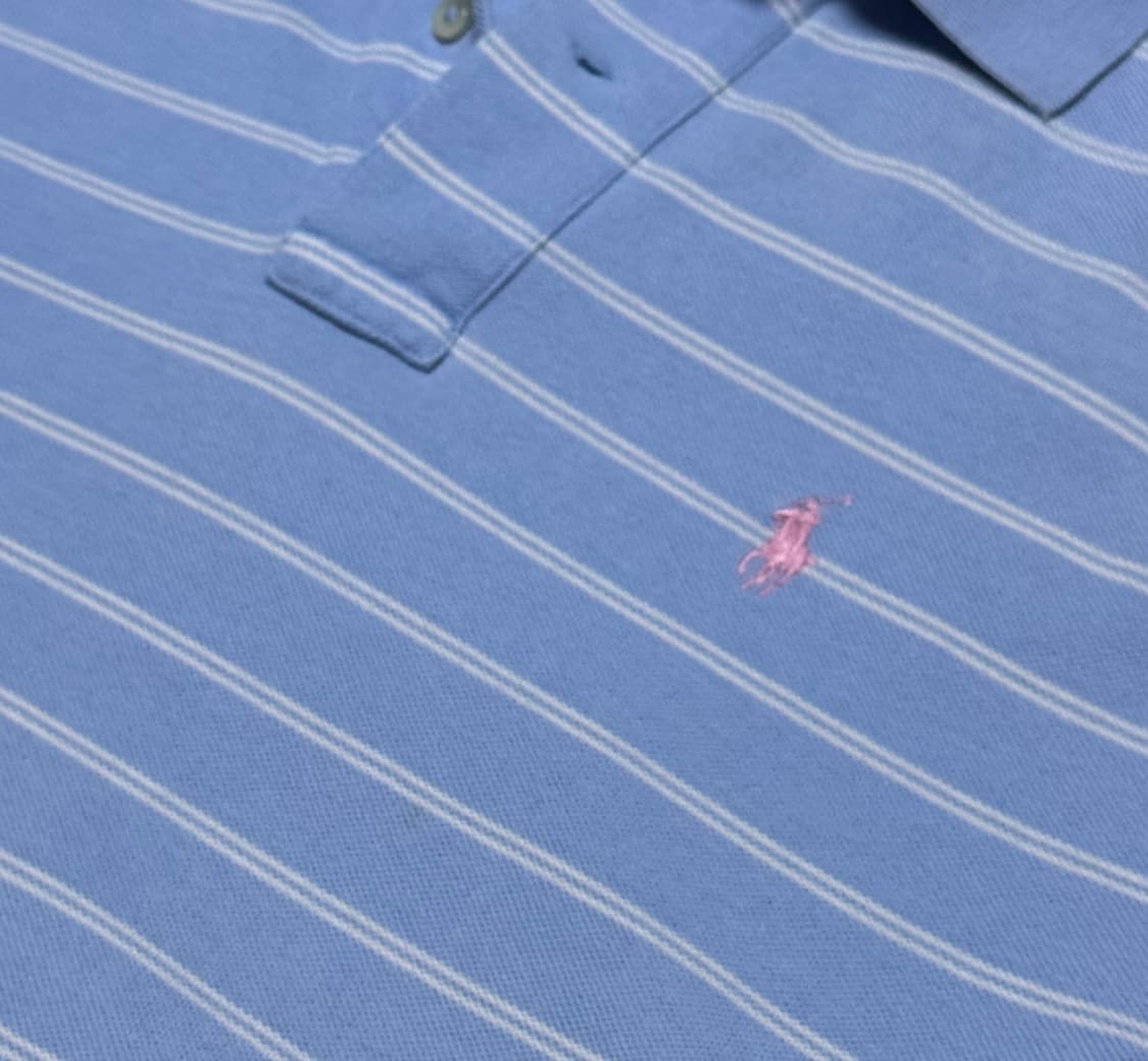 폴로 랄프로렌 스카이 핑크 반팔 상품이미지5