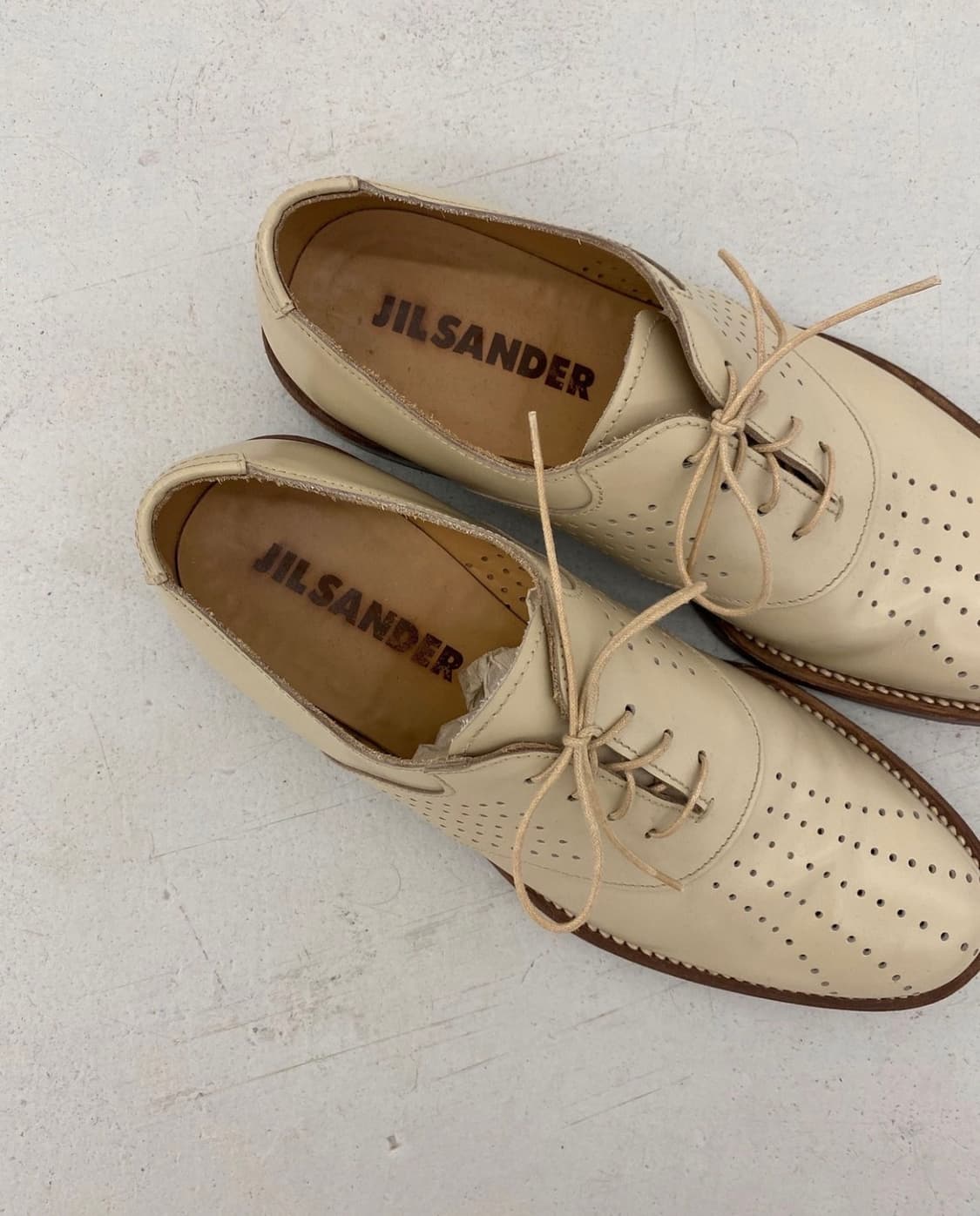 Jil Sander 질샌더 holes derby shoes 상품이미지4