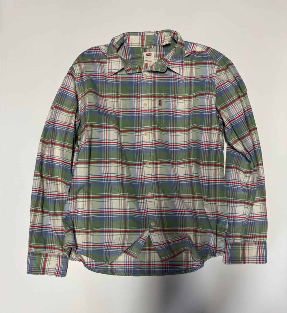 리바이스 스탠다드 핏 웨스턴 체크셔츠 L ~ XL 상품이미지1