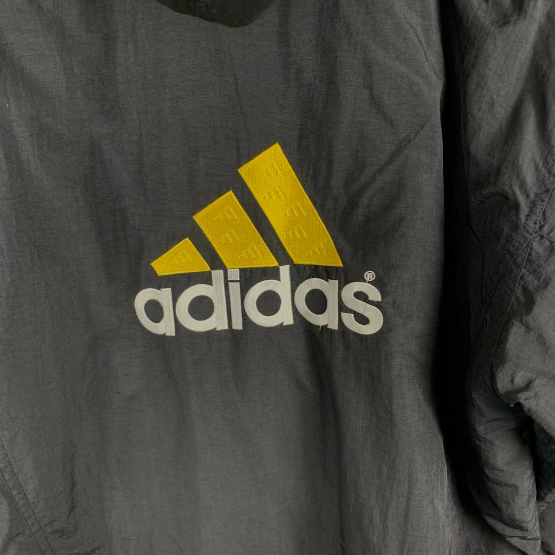 00s 아디다스 블랙 올드스쿨 바람막이 점퍼 상품이미지6