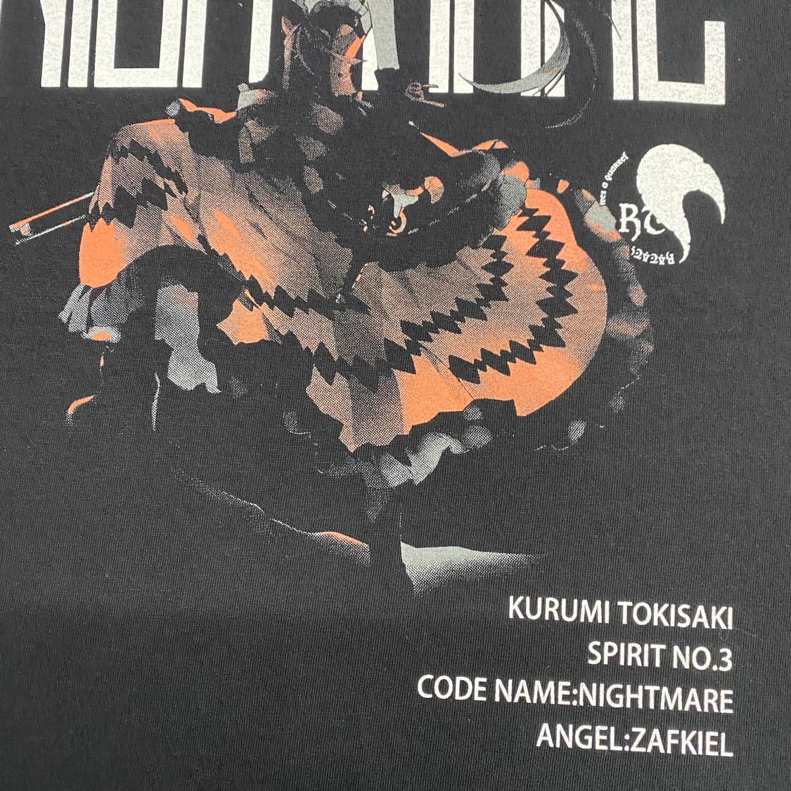 코스파 데어라 데이트어라이브 오피셜 애니메이션 티셔츠 상품이미지5