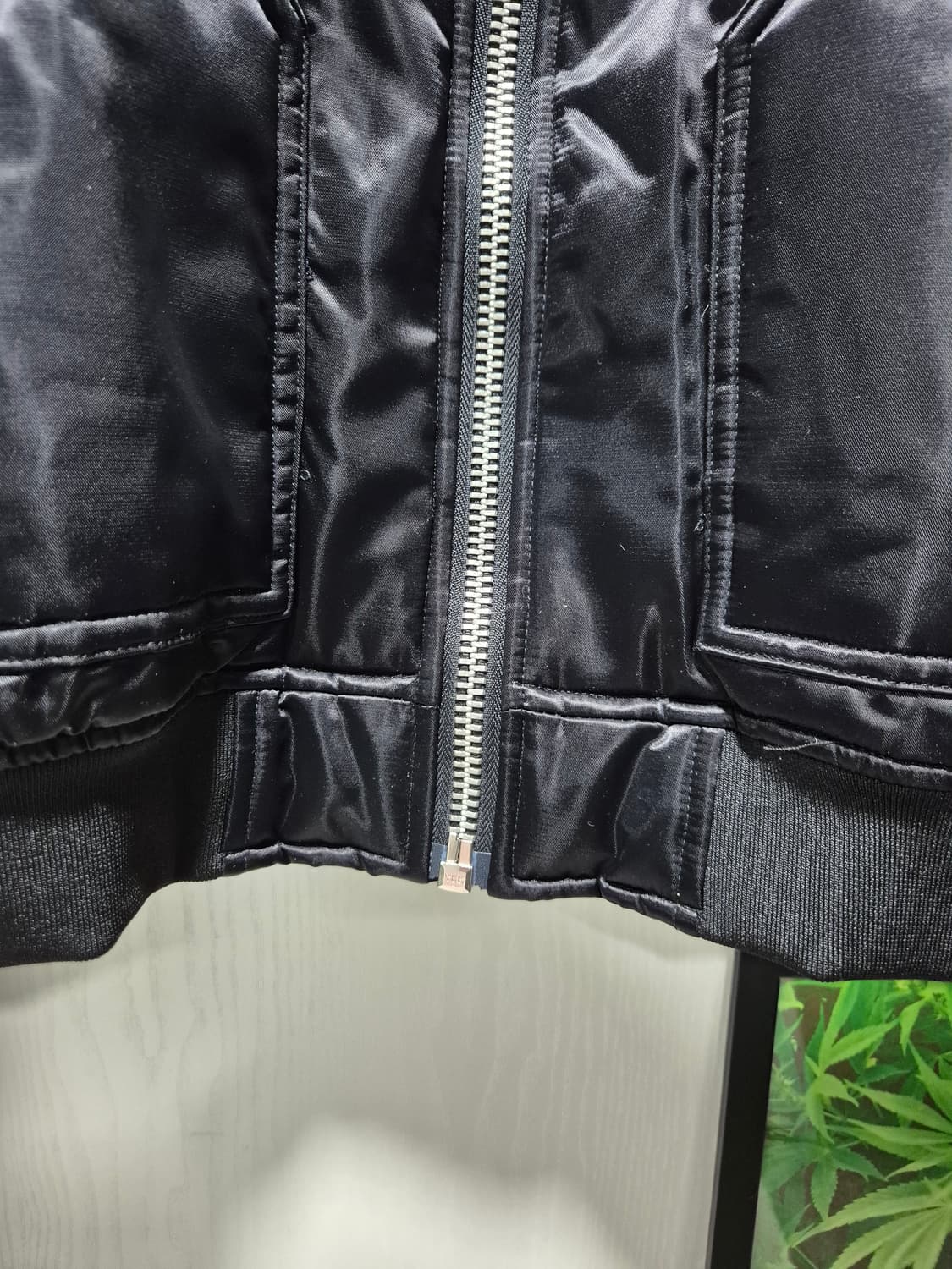 빈티지 블랙 봄버 자켓 항공점퍼. 새상품 상품이미지9