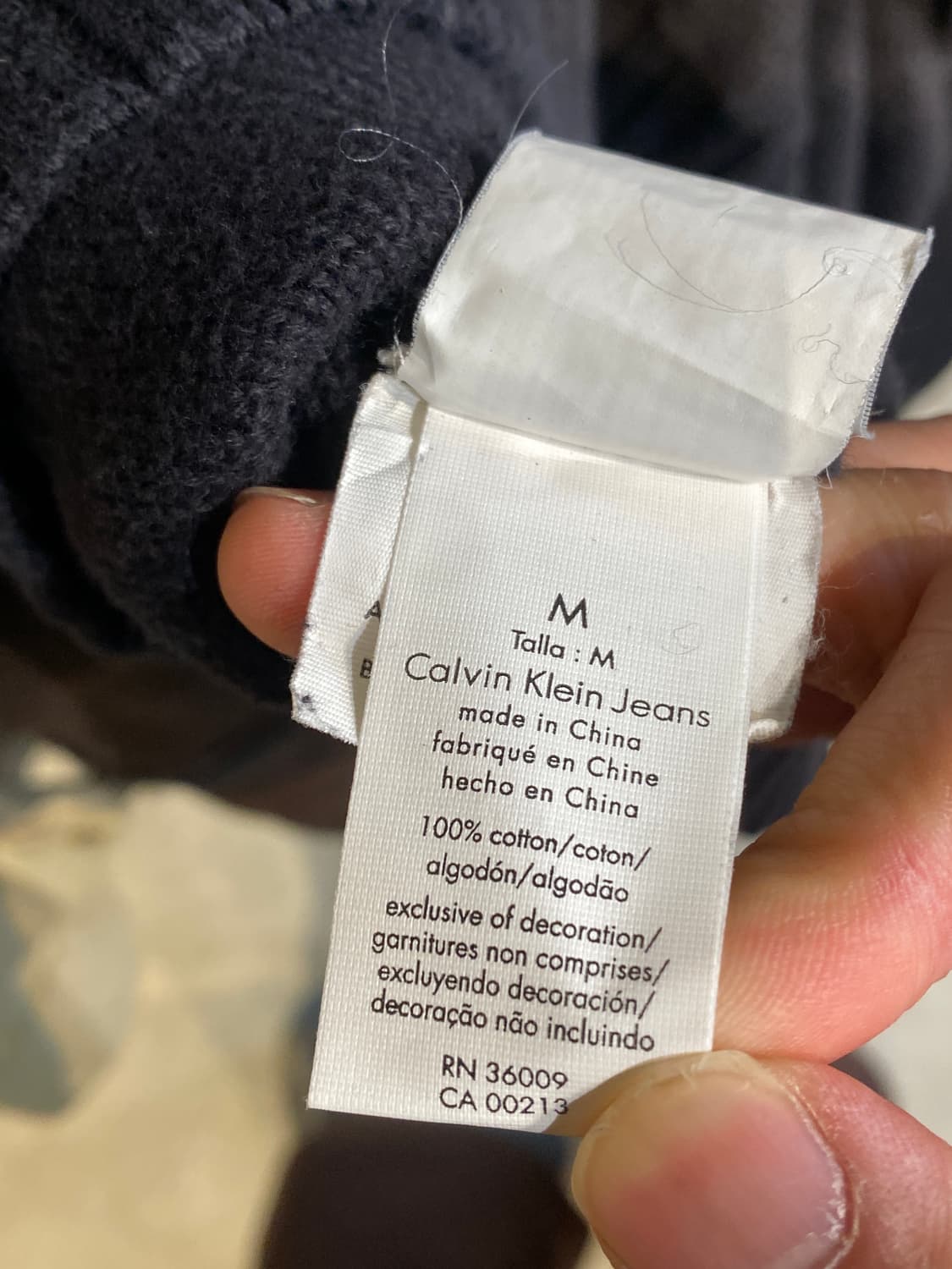 캘빈클라인 하프칼라 니트 상품이미지7