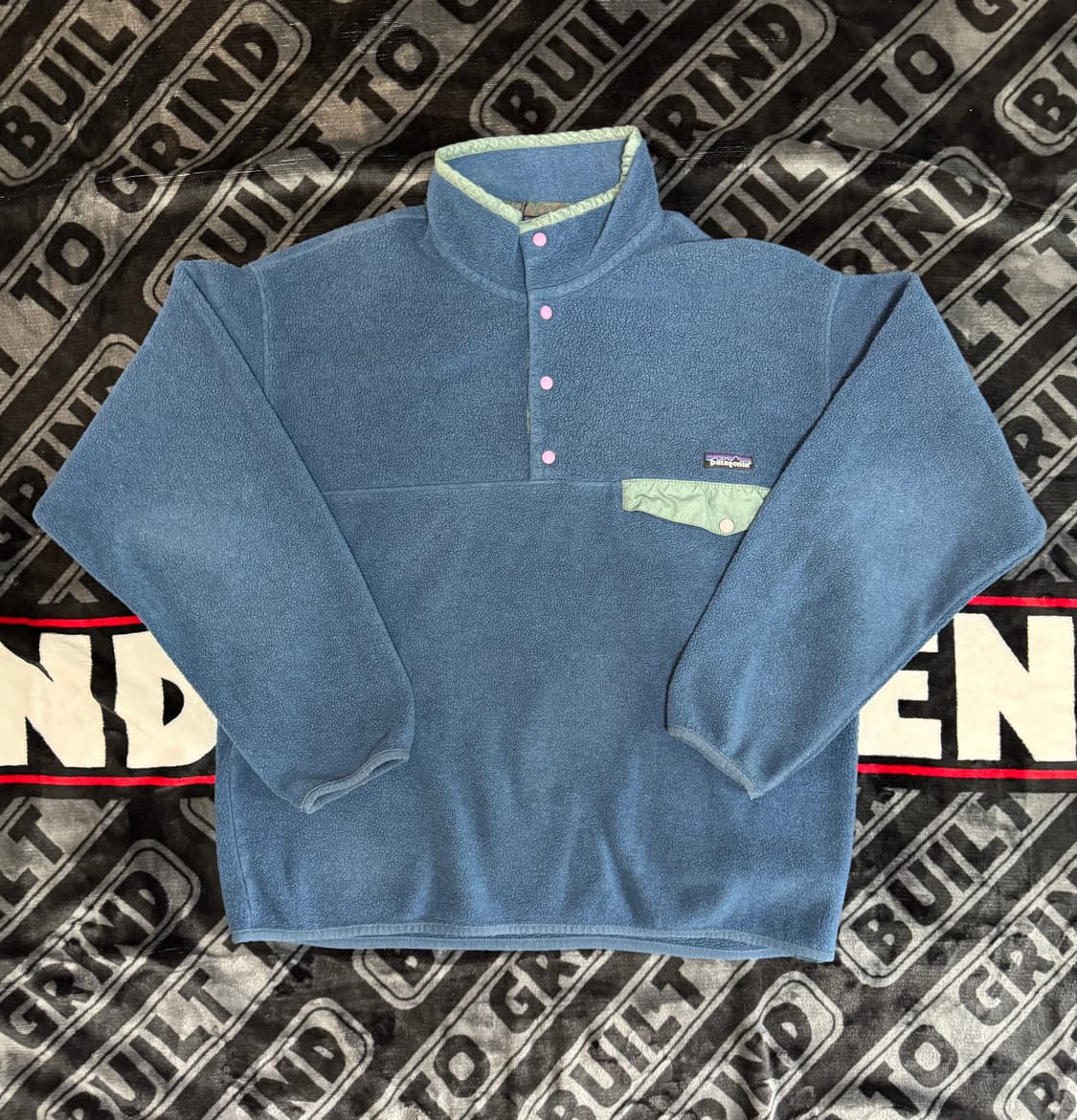 파타고니아 신칠라 스냅 티 풀 오버 더스티 블루 상품이미지1