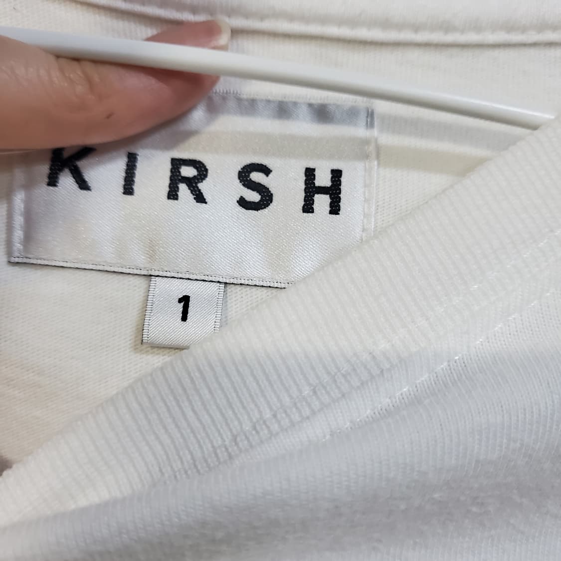 키르시 롱슬리브 로고 긴팔티  상품이미지3