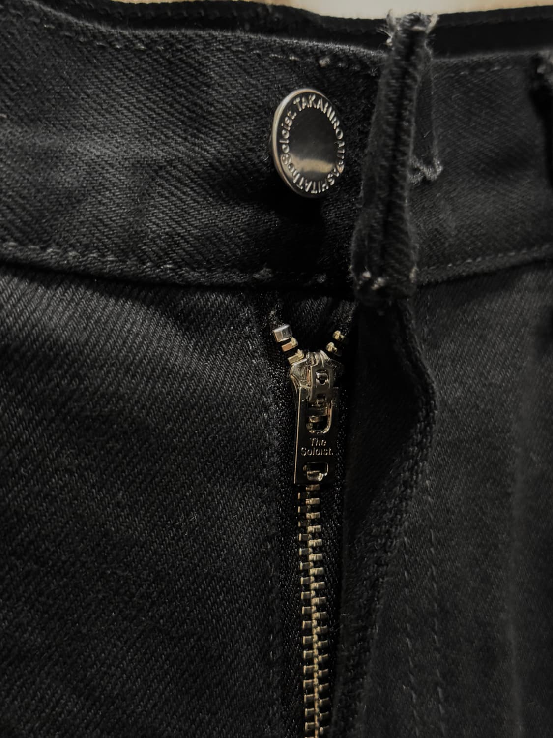 솔로이스트 23aw 플레어 큐롯 데님 팬츠 상품이미지6