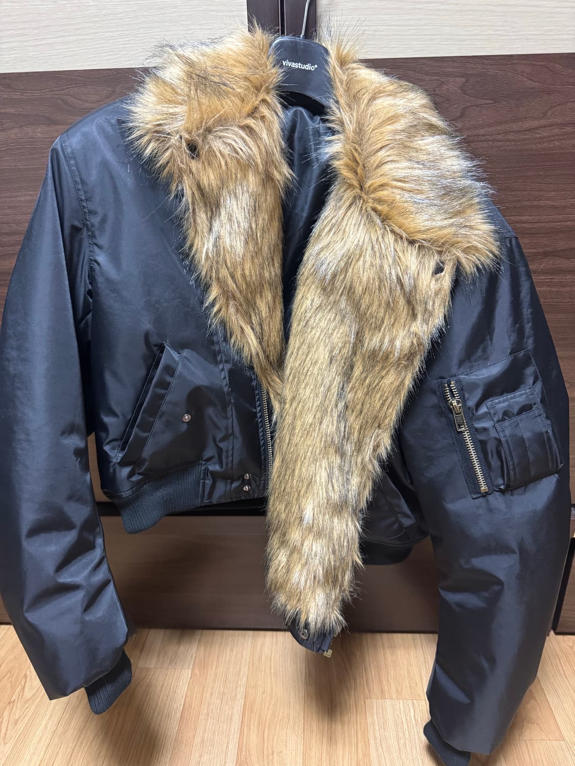 (RYECHASIN)FUR-LINED AVIATOR PADDED BOMB 상품이미지2