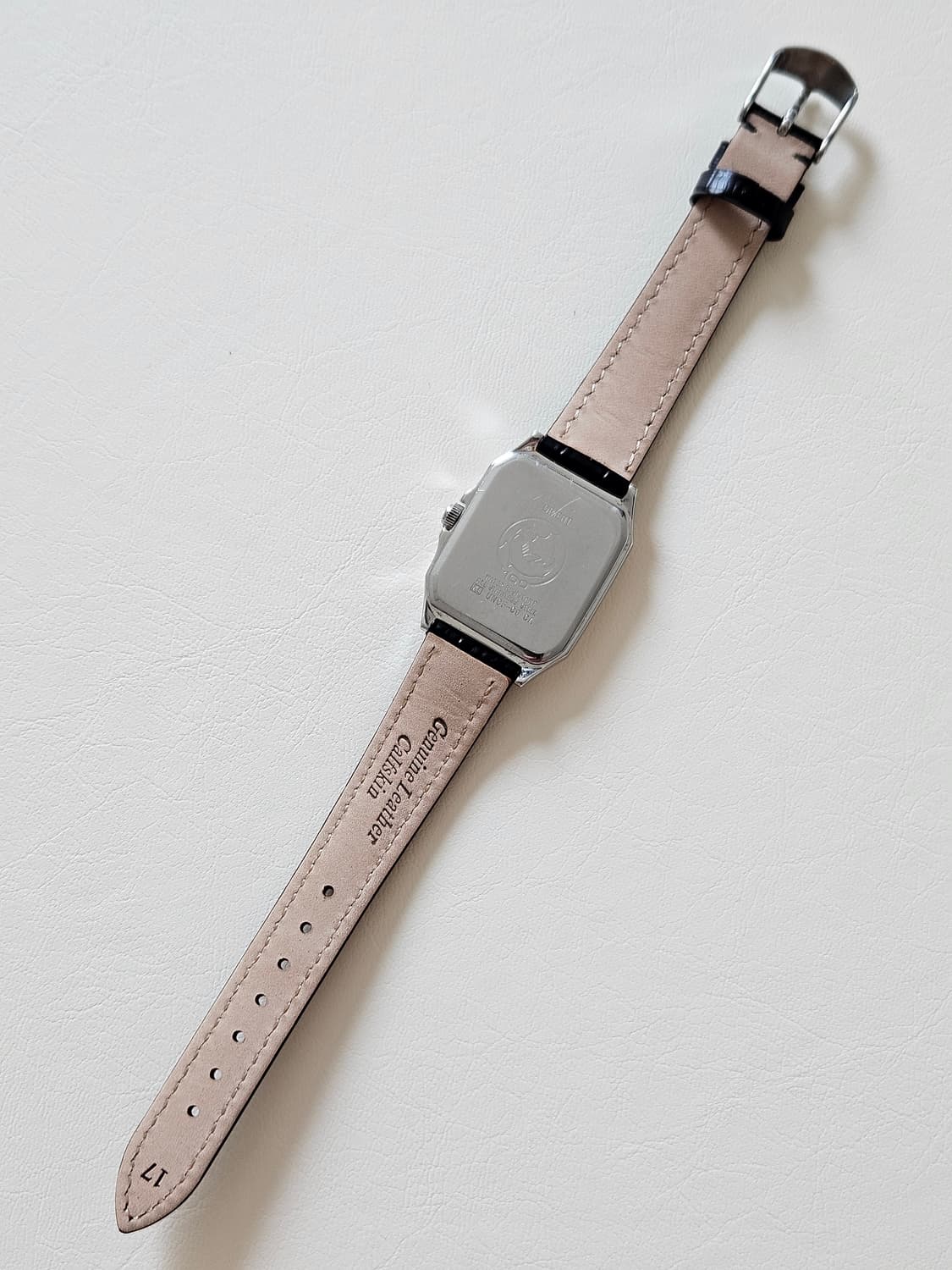 빈티지 오리엔트 스위머 검판 가죽 시계 상품이미지6