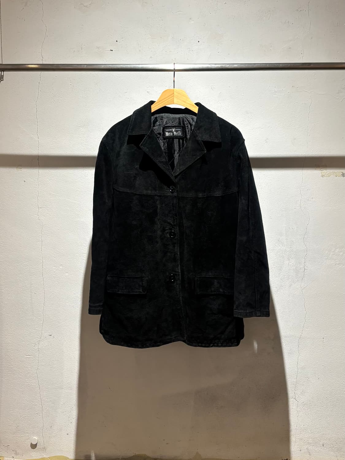 80–90’s Real Leather Car Coat 상품이미지1
