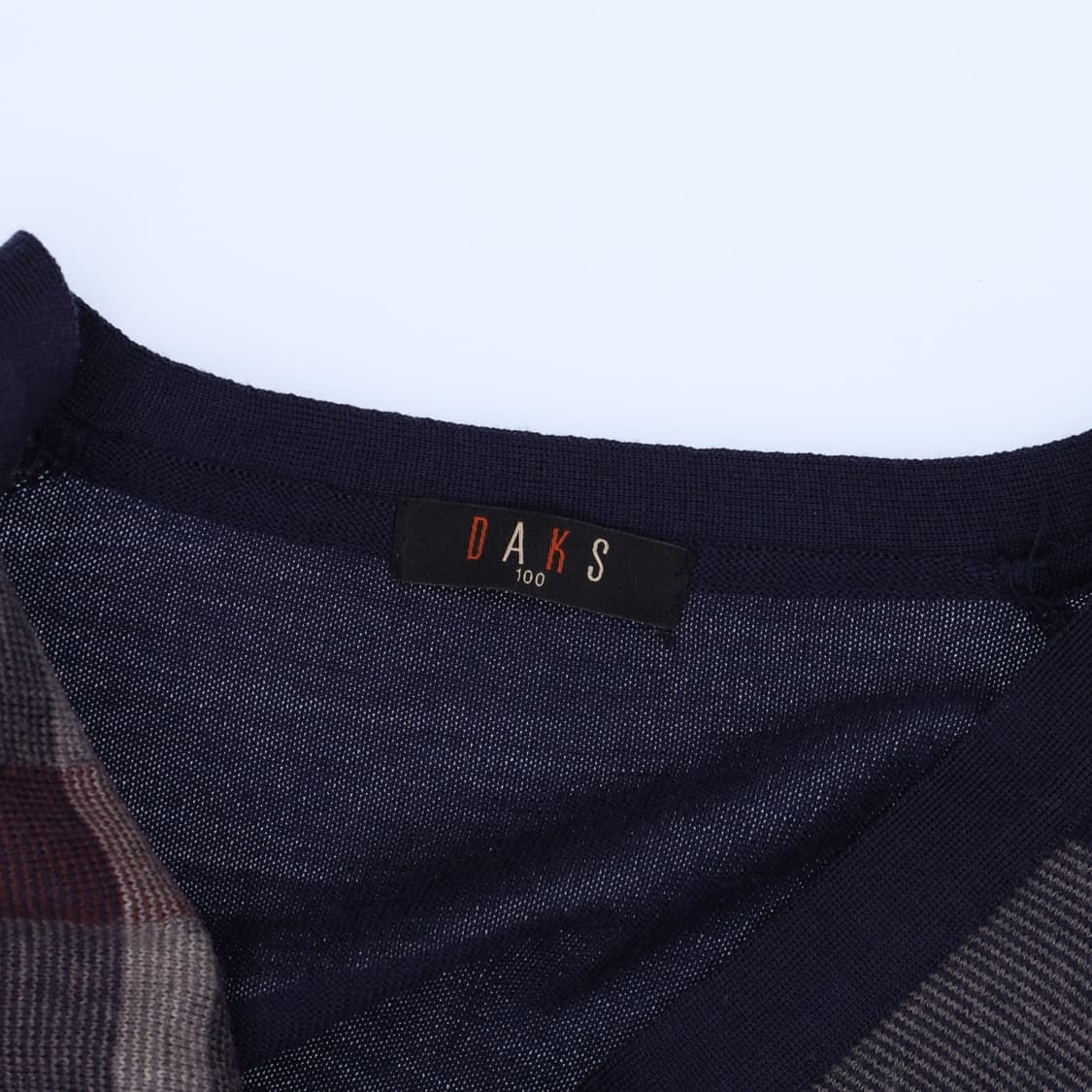 [100] 닥스 고급 체크 울 가디건 3855 상품이미지5