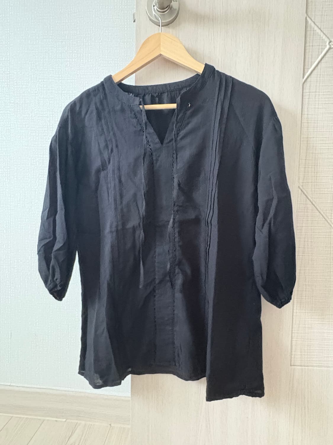 블랙 모리 블라우스 상품이미지1