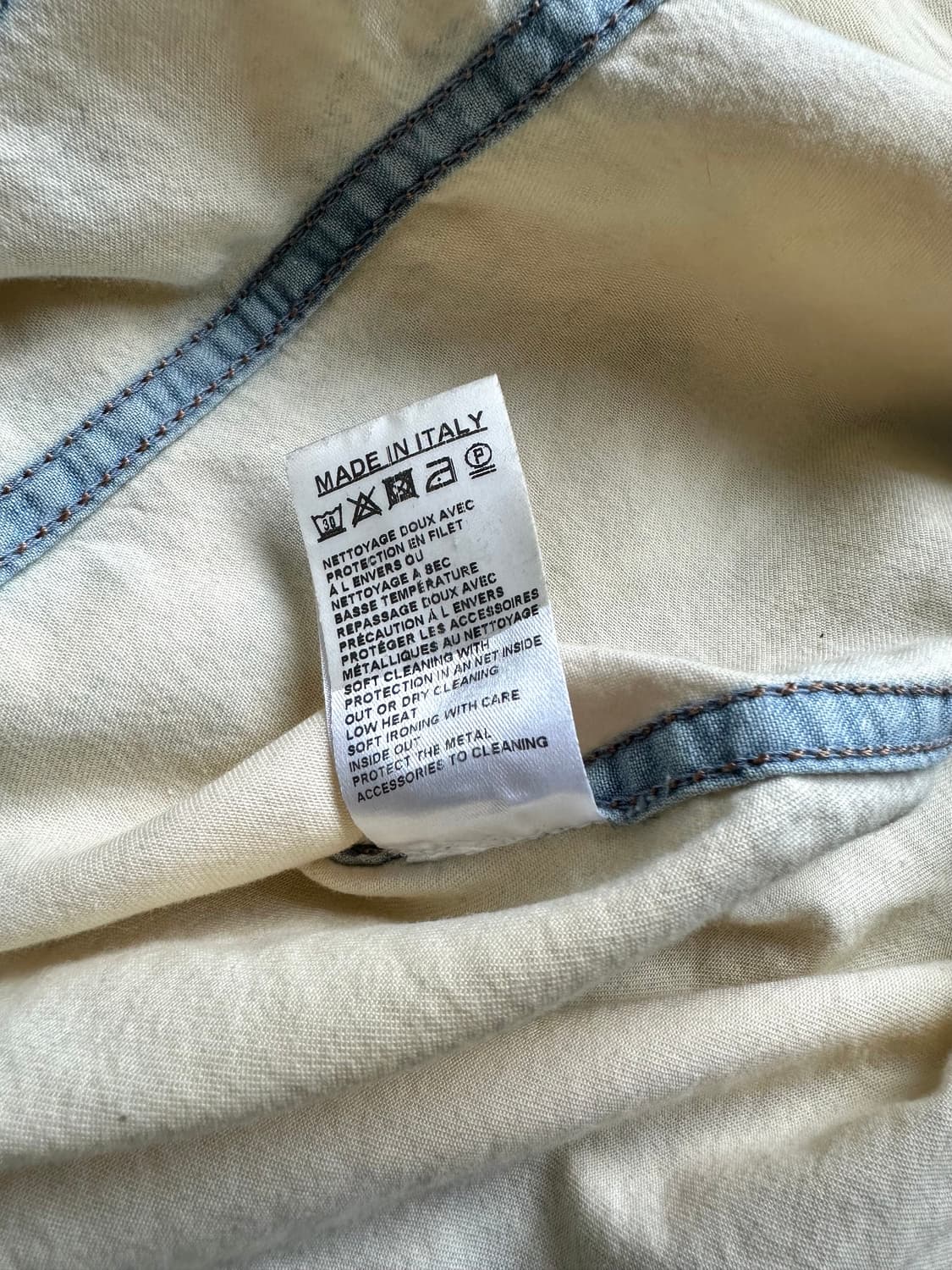 발망 아카이브 블리치 데님 셔츠 상품이미지7