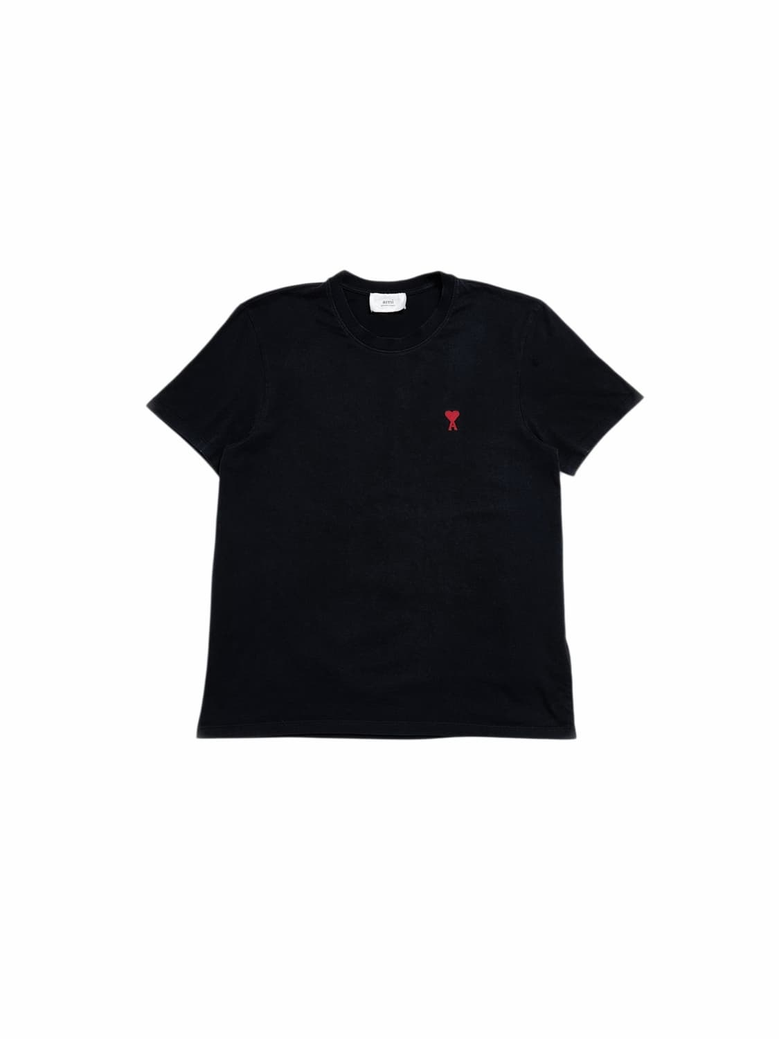 아미 스몰 로고 반팔 블랙 상품이미지1