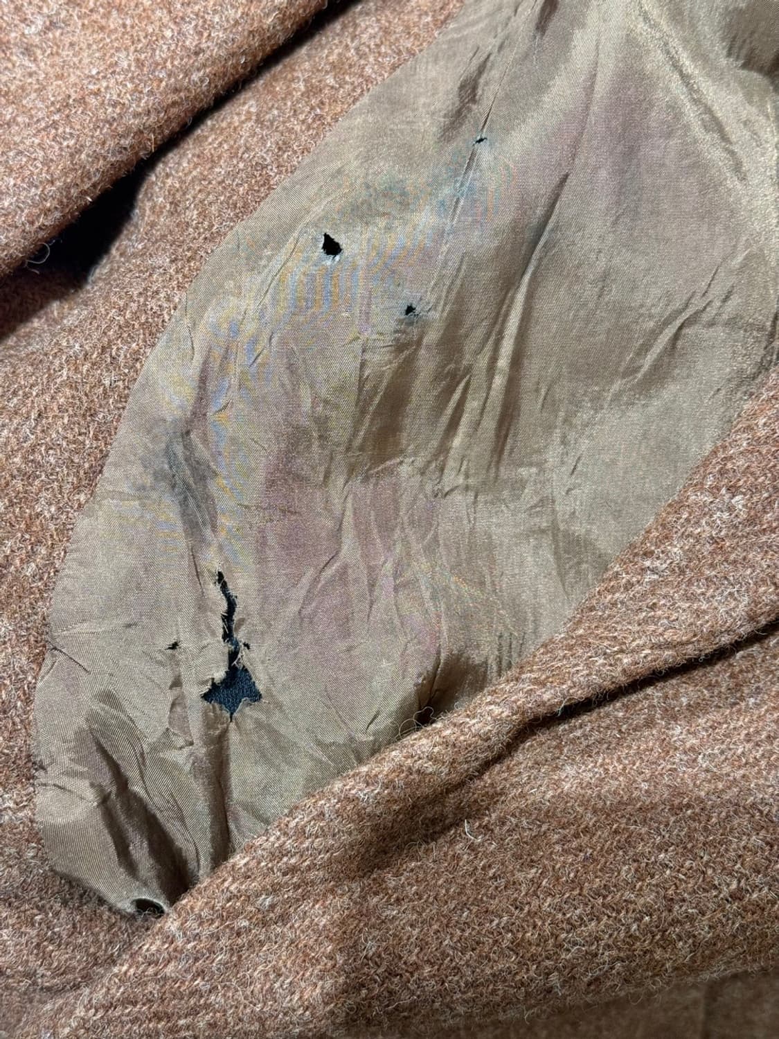 와이즈 비스 브라운 싱글 울 롱 코트 상품이미지10