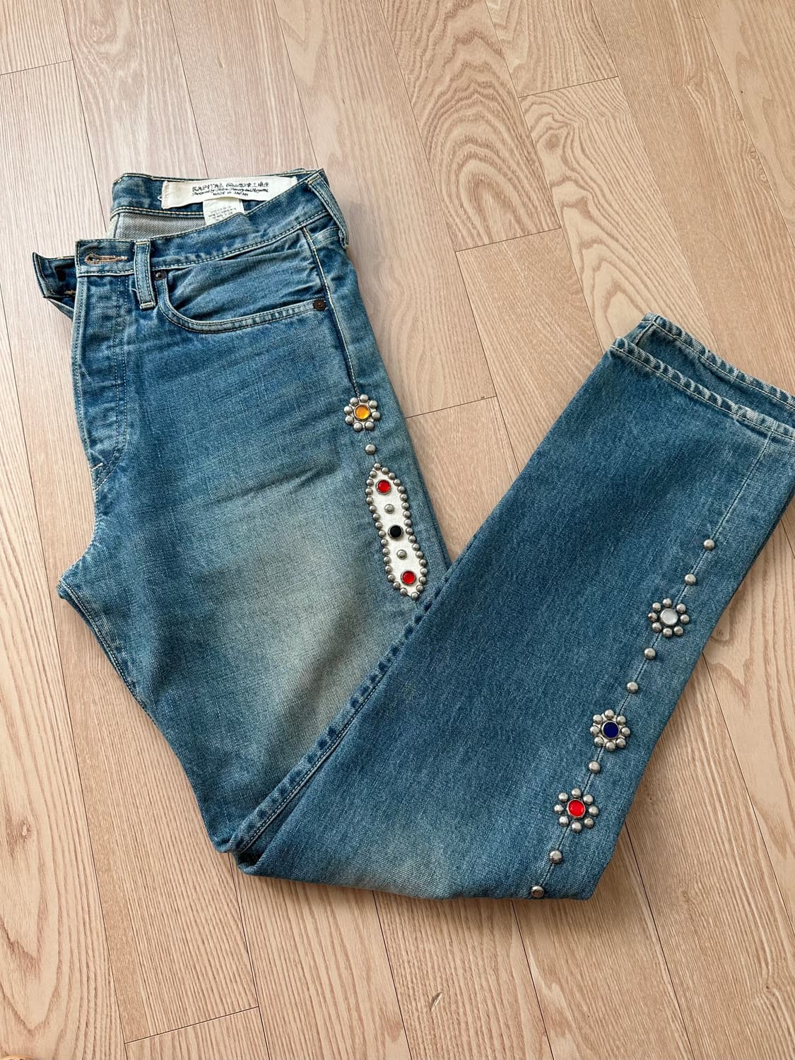 캐피탈 14온즈 데님 5P 몽키 시스코 잼스톤 팬츠 인디고 30 size 상품이미지1