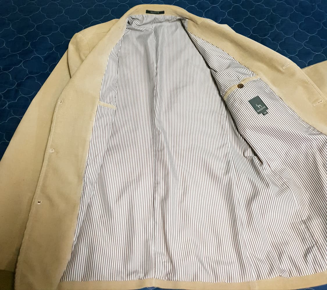 (05s) 헤지스 클래식 포켓로고 코듀로이 블레이저 베이지 (100) 상품이미지5