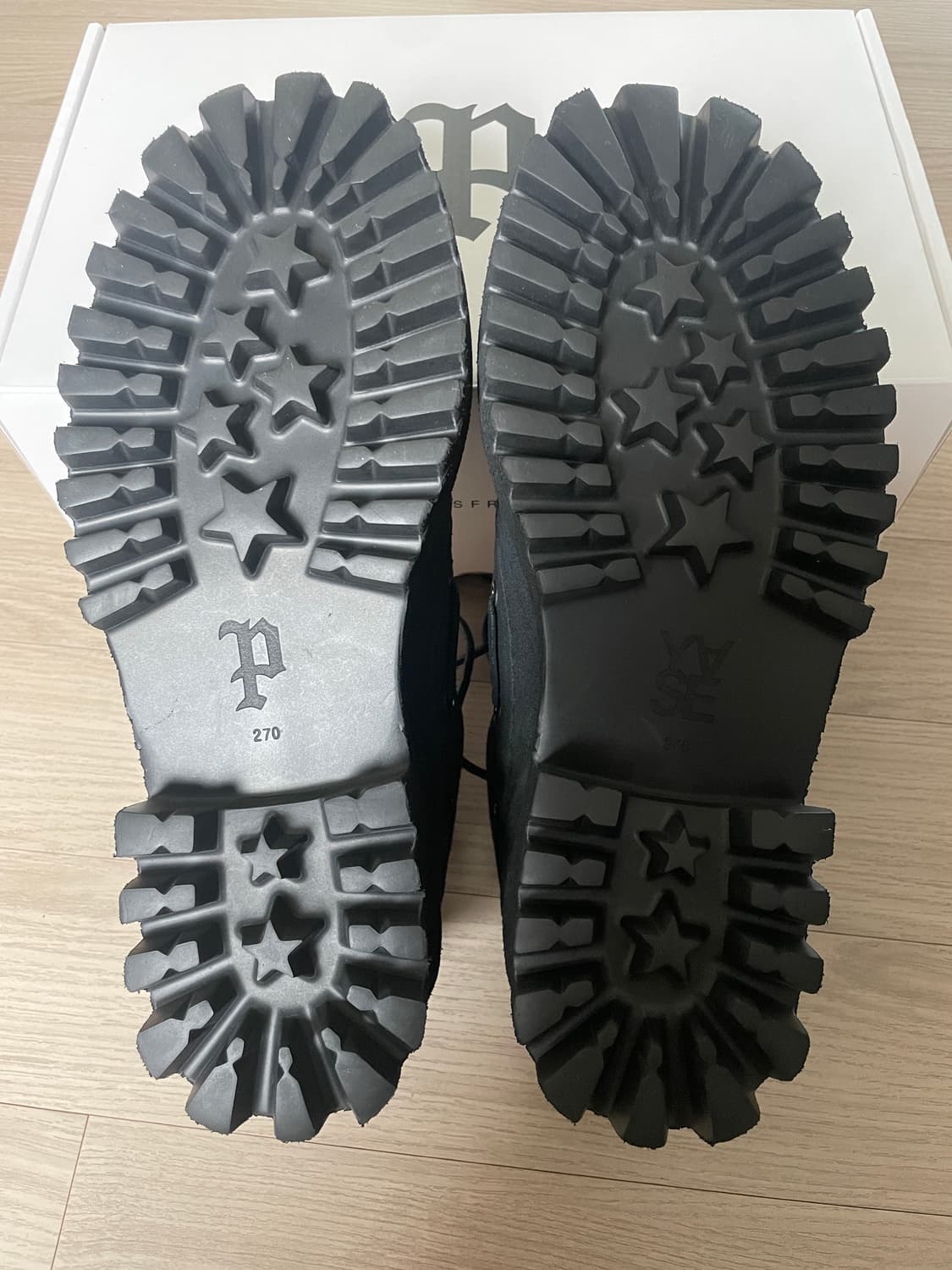 야세x피로 보트슈즈 블랙 270 상품이미지6