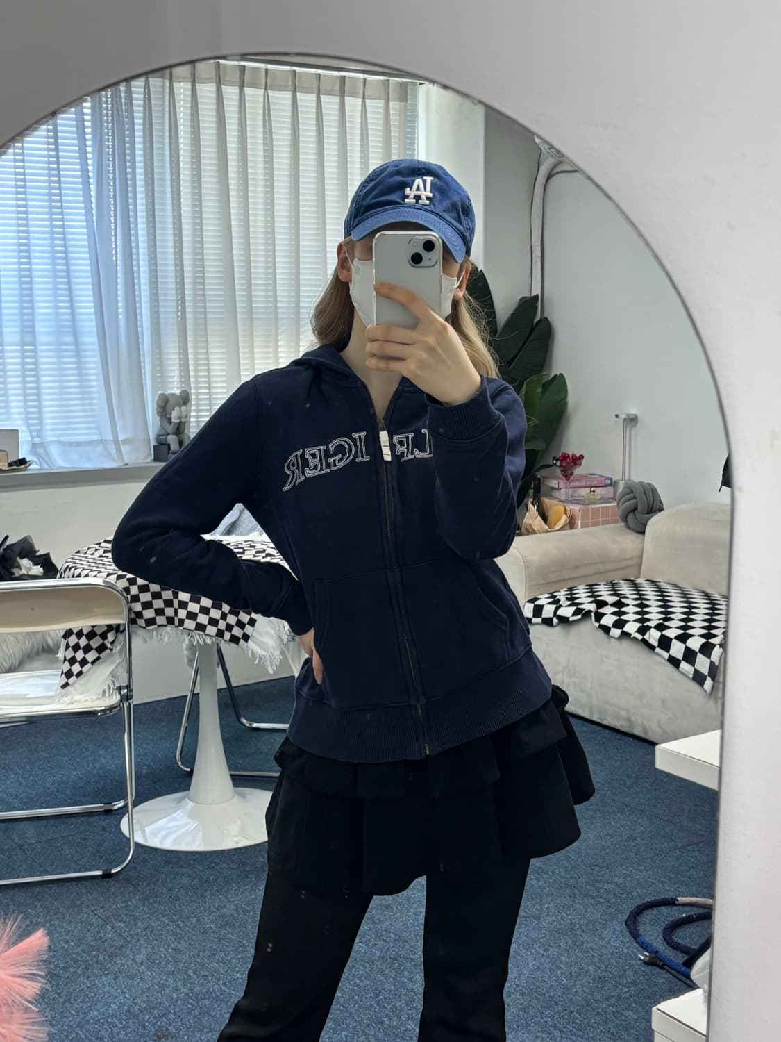 타미 네이비 후드집업  상품이미지1